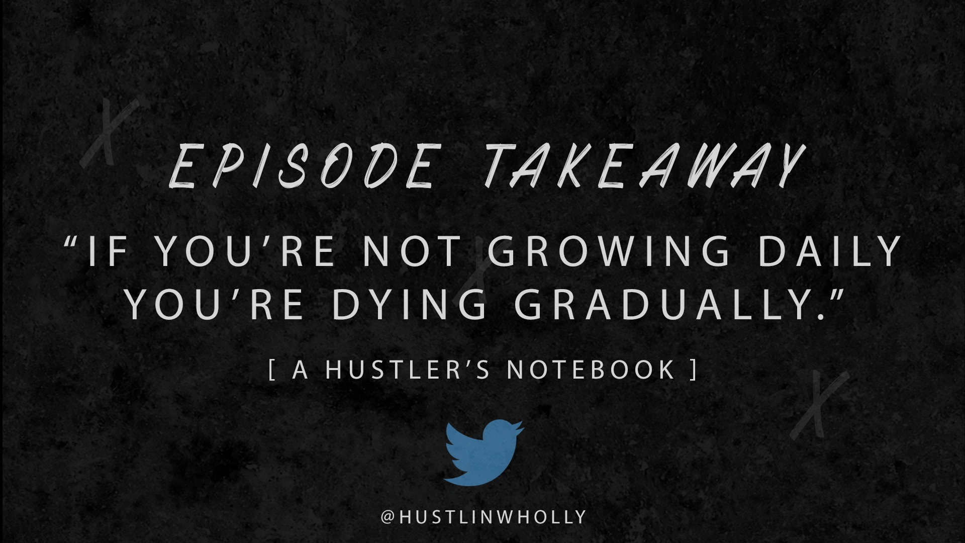 Instagram post / Episode Takeaway - Twitter Call to Action