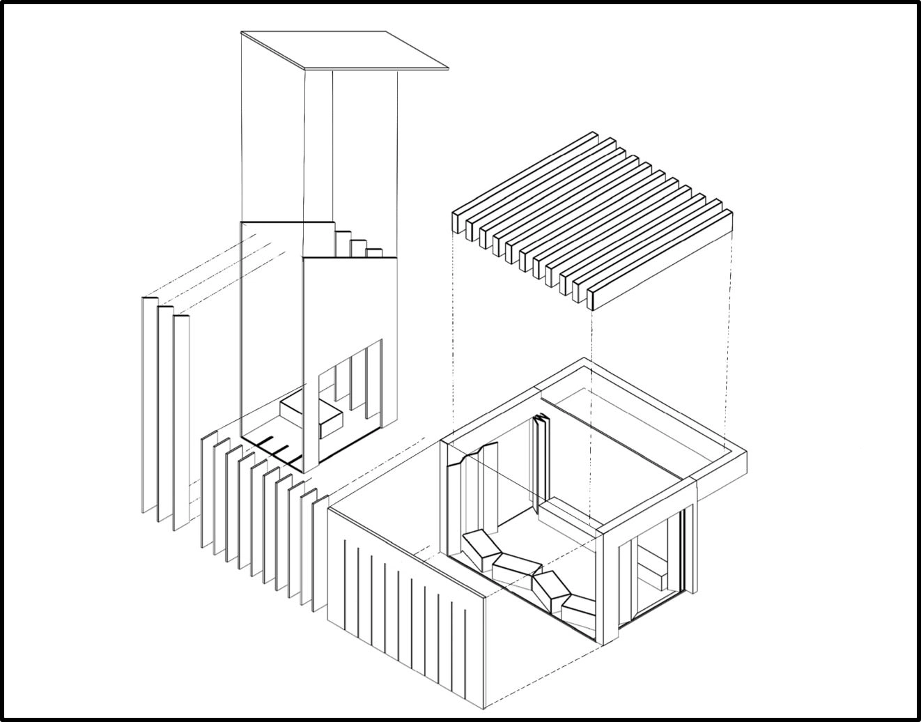 CAD-Constructed Axonometric Explosion