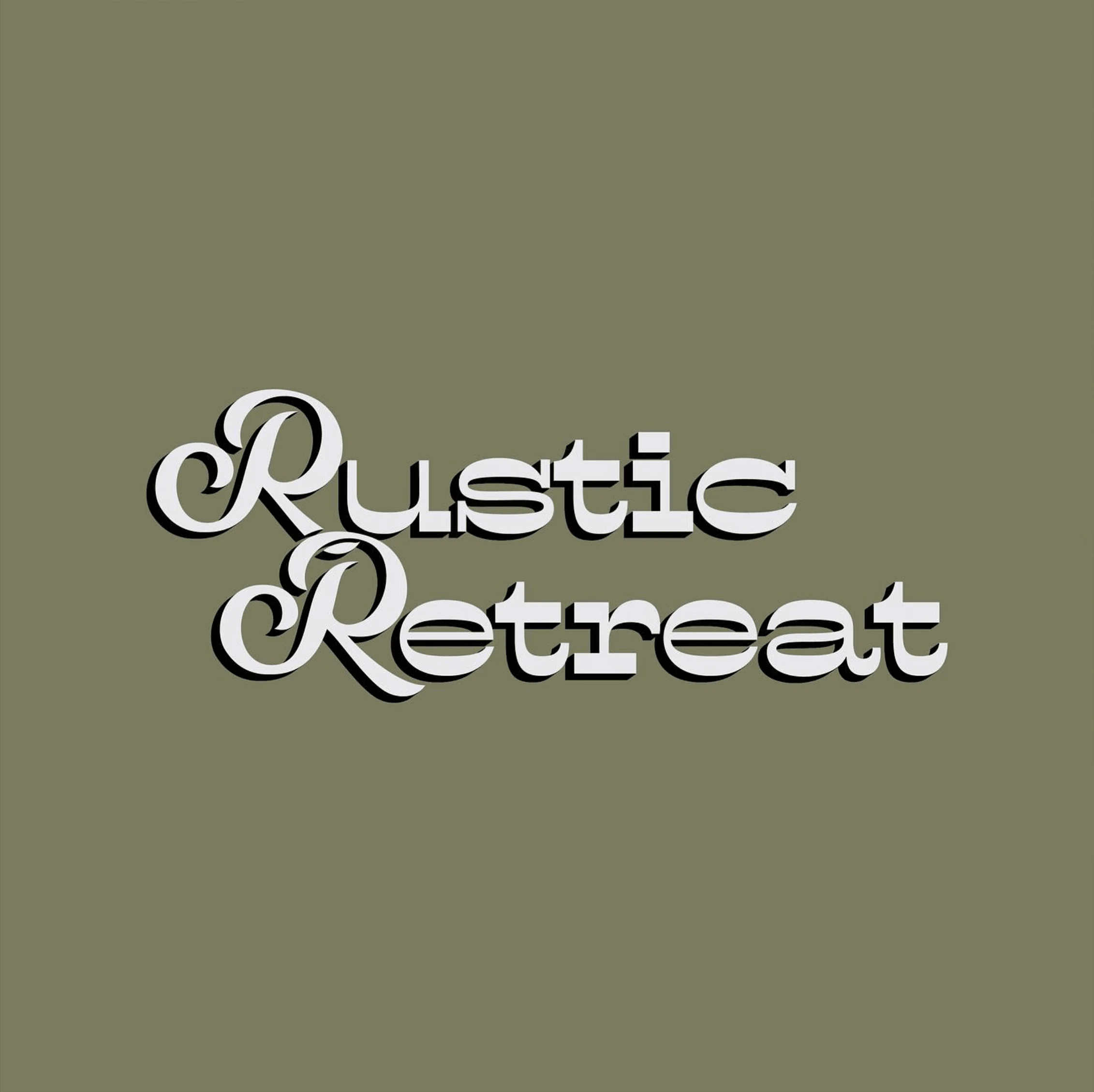 The main logo for Rustic Retreat Magazine, designed to reflect the publication’s timeless charm and celebration of simple, rustic living.