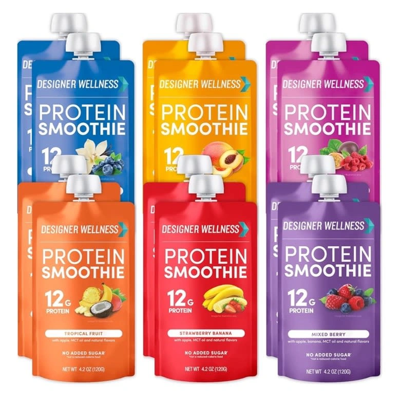 Designed Wellness Protein Smoothies (Variety Pack)