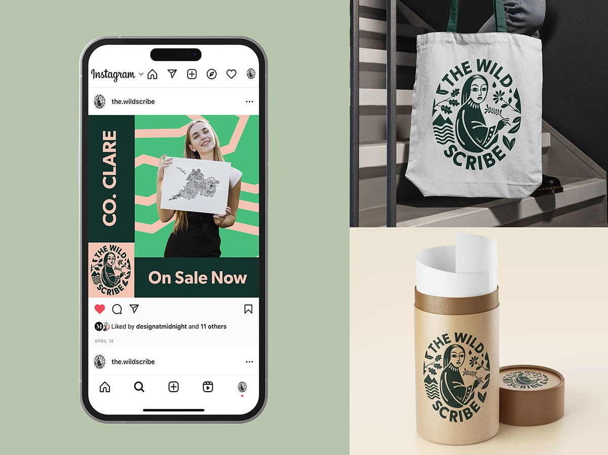 Logo Design, Packaging and Social Post