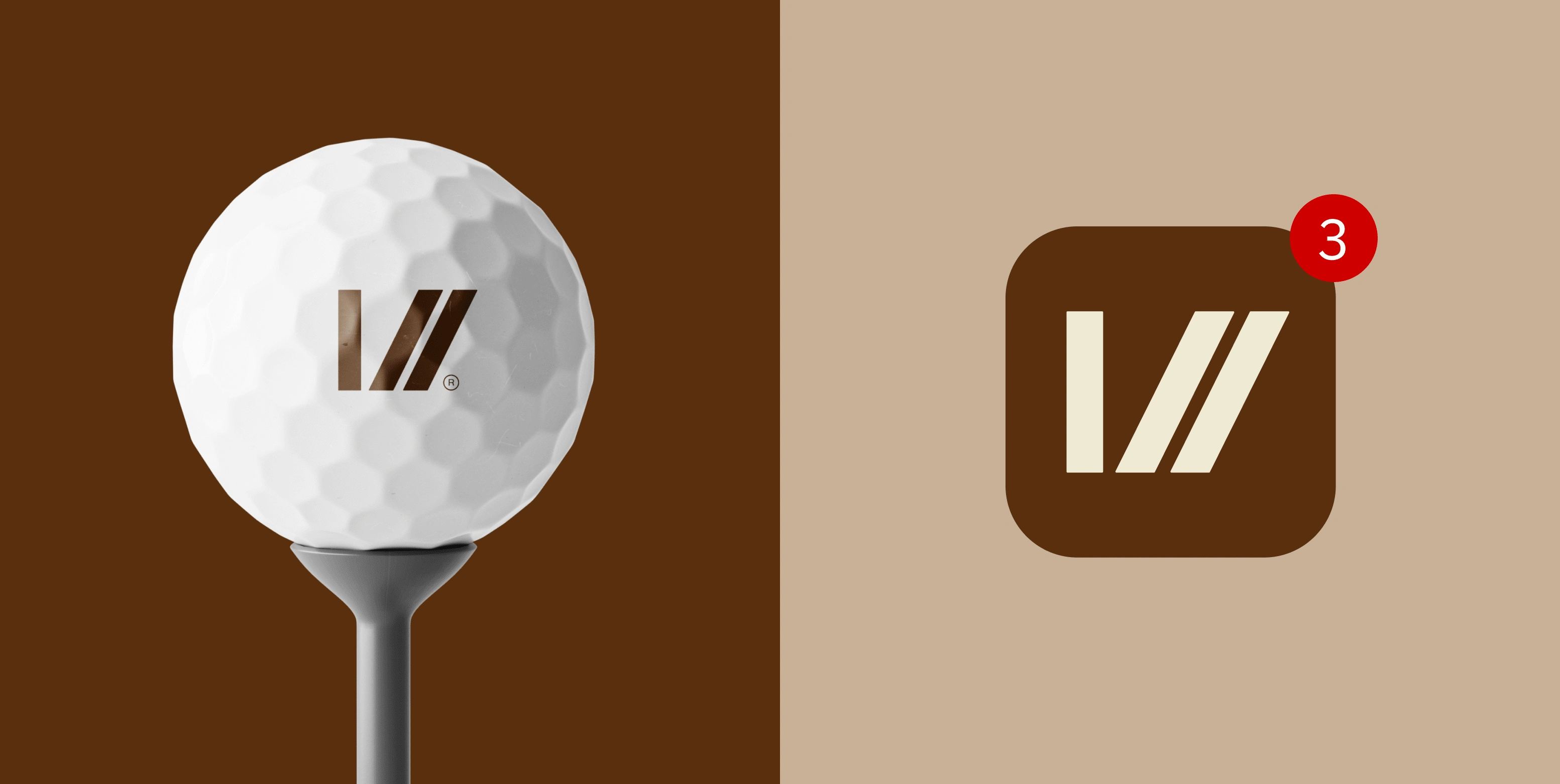 Logo on Golf Ball & Logo App