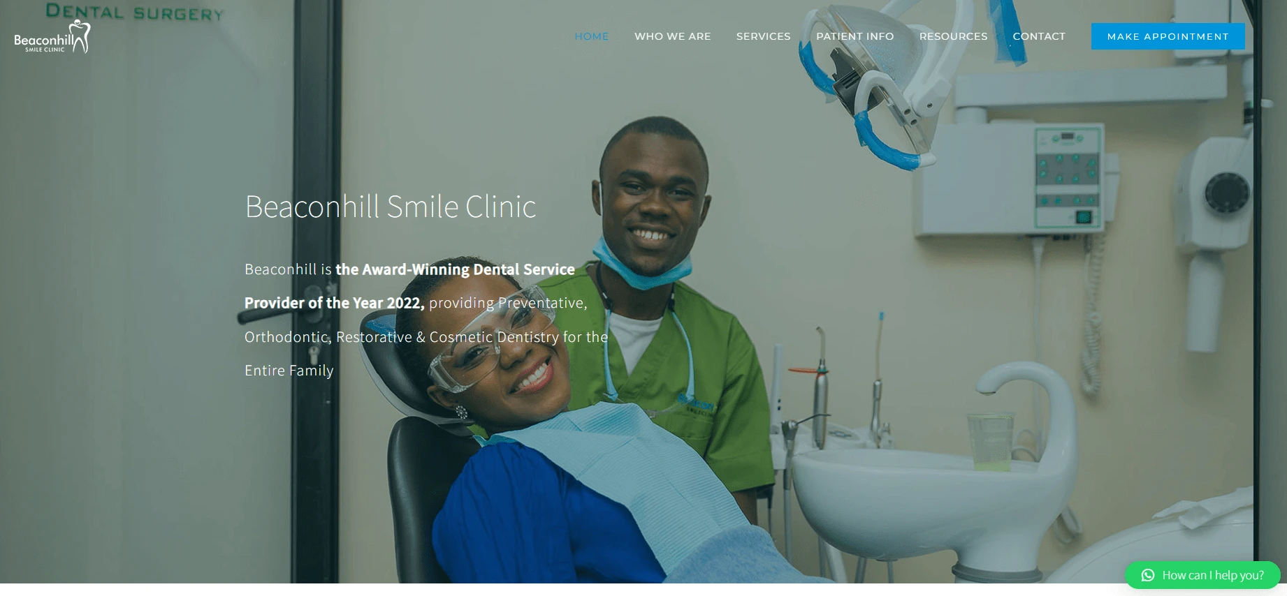 Beaconhill Dental Clinic - Built with WordPress