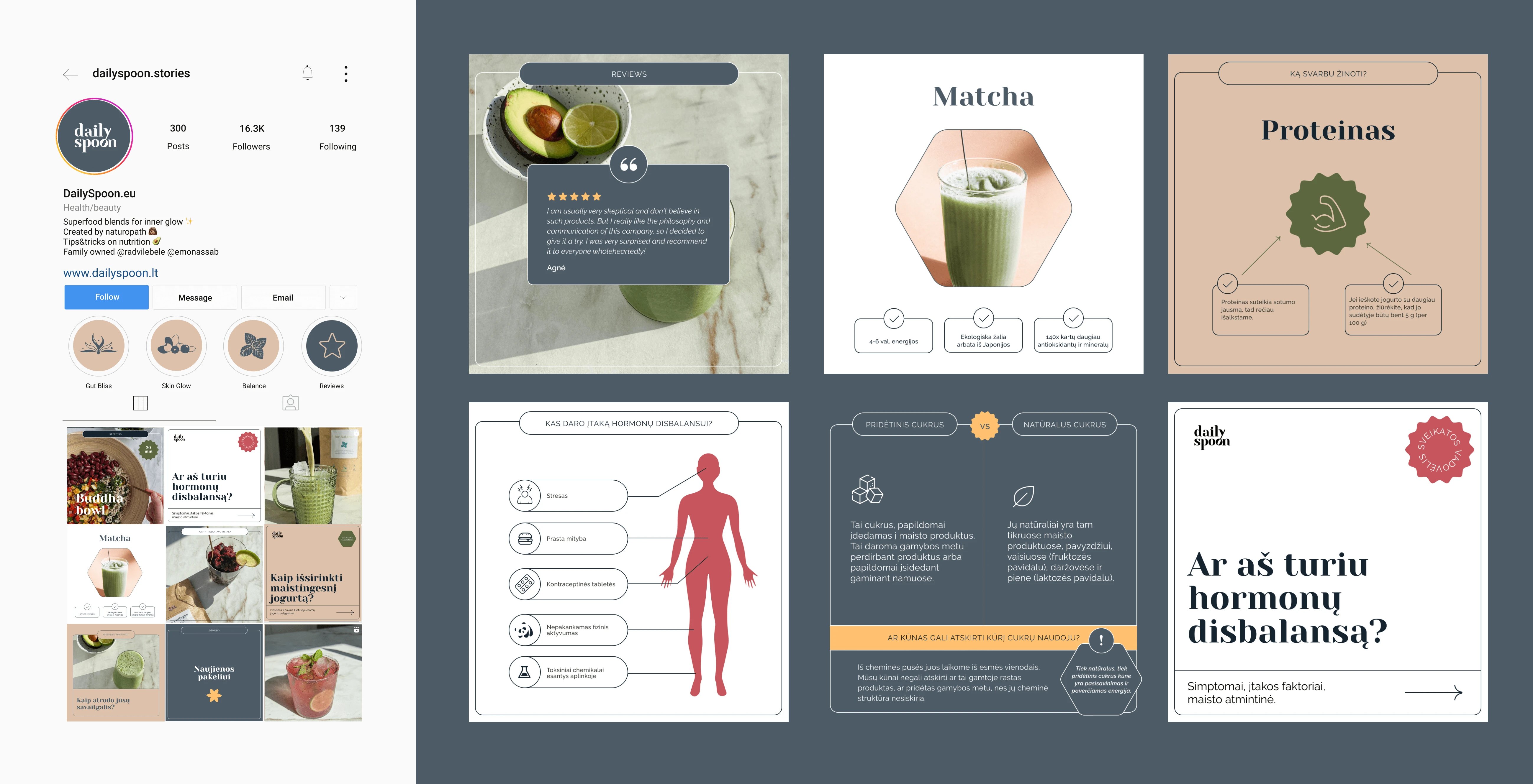 Social media templates for educational content about health and wellness