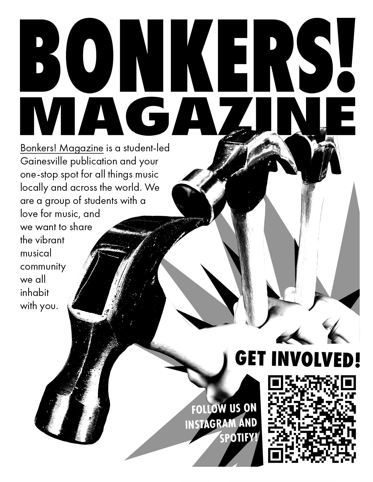 The QR code should work. It will take you to Bonkers! Magazine's Linktree.