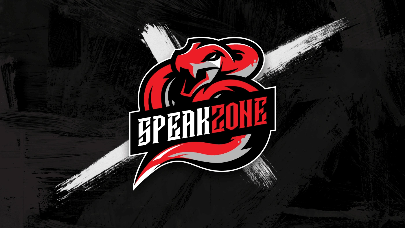 Mascot logo for discord server SpeakZone.