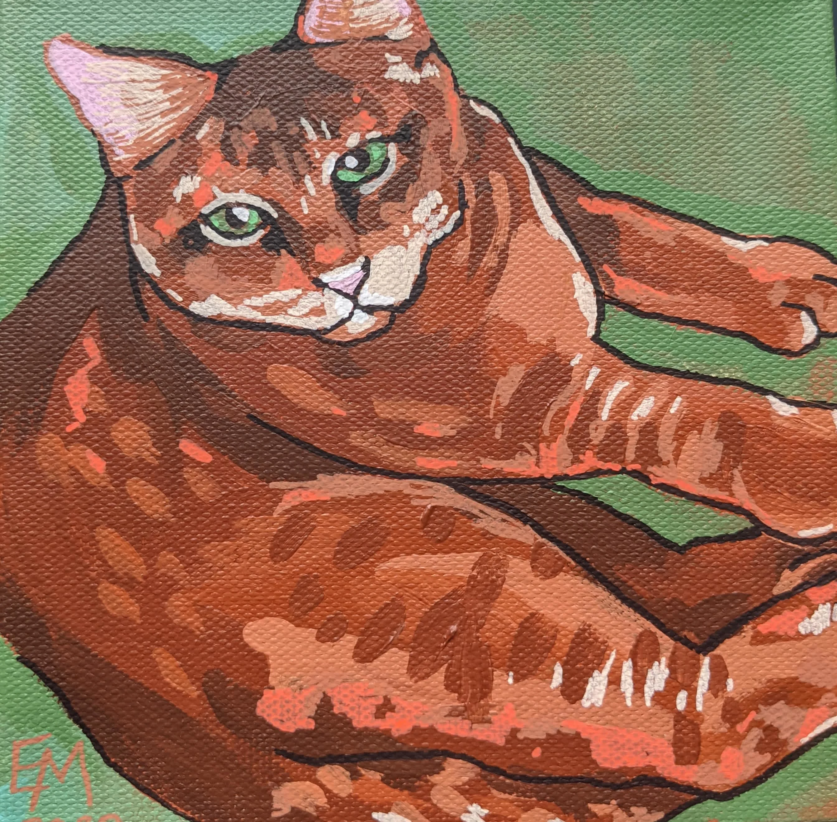 Orange Boy - Commissioned Pet Portrait