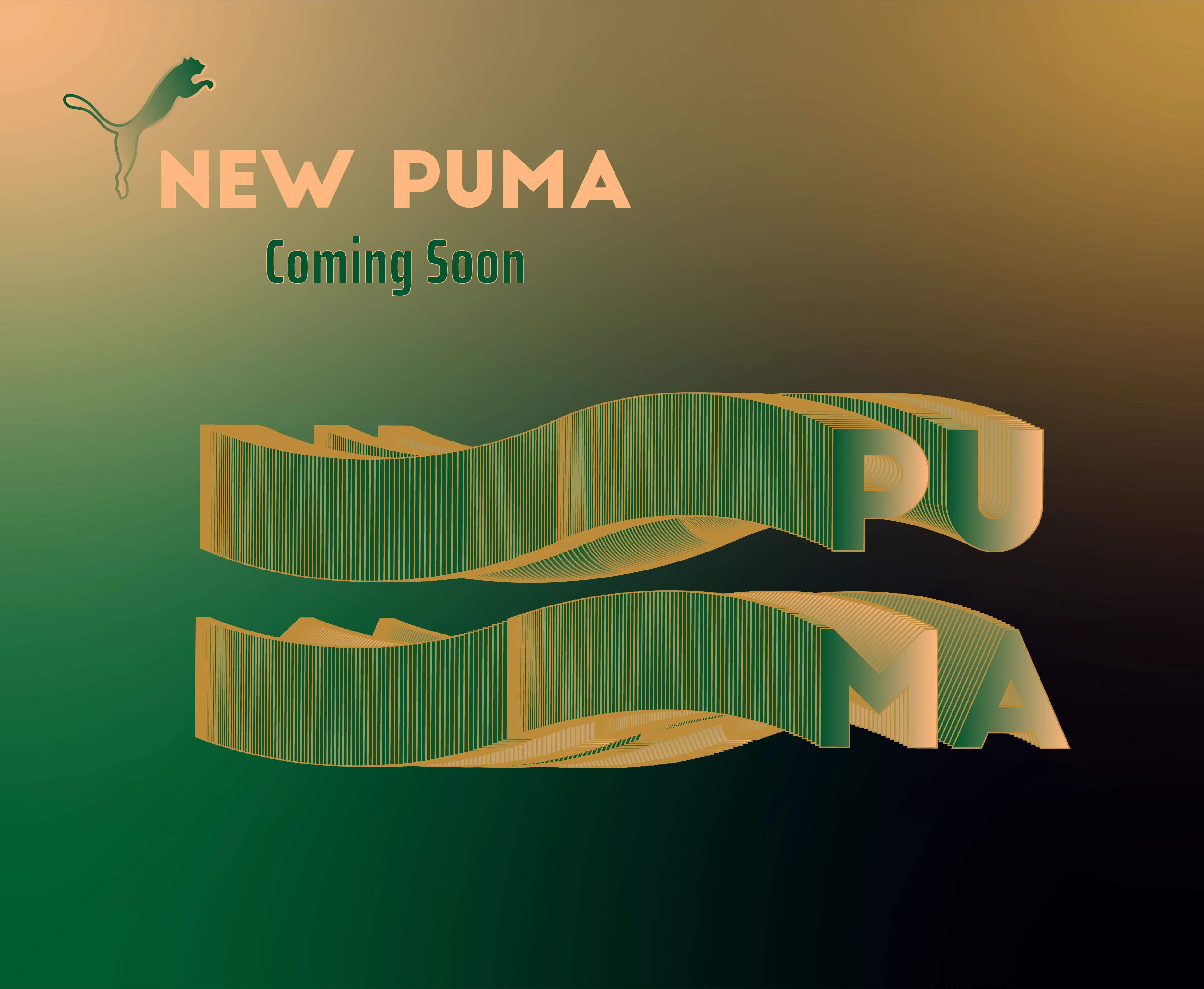 New Puma Promo (Event). Deconstructed Text Effects.