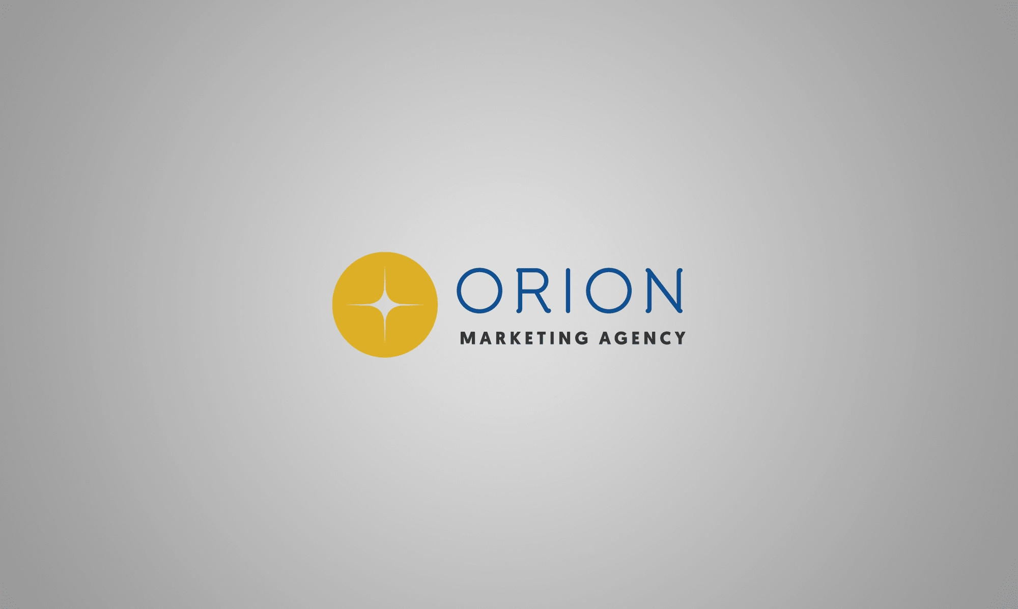 Logo design for Orion Marketing Agency.