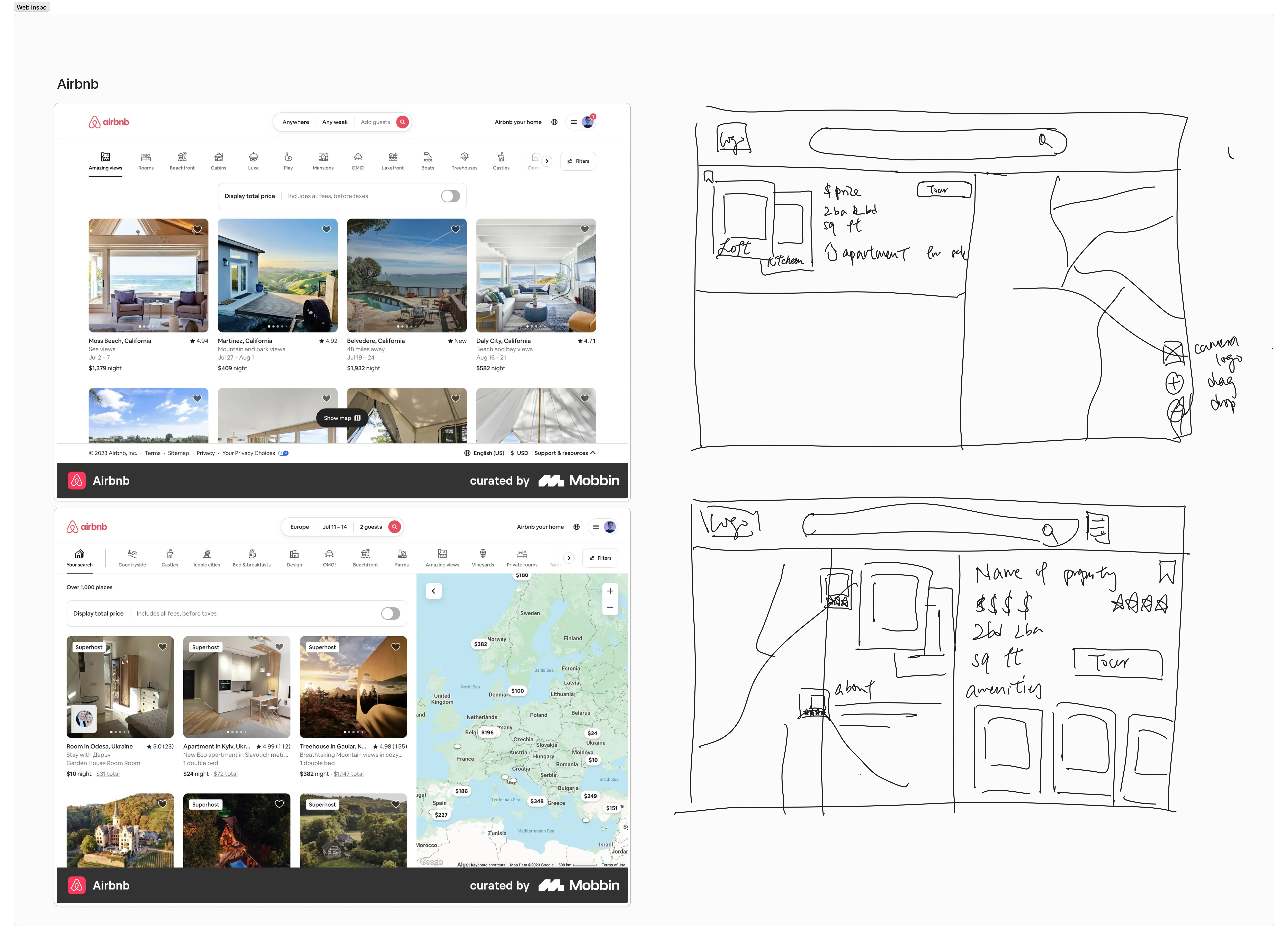 Competitive Analysis + Sketches