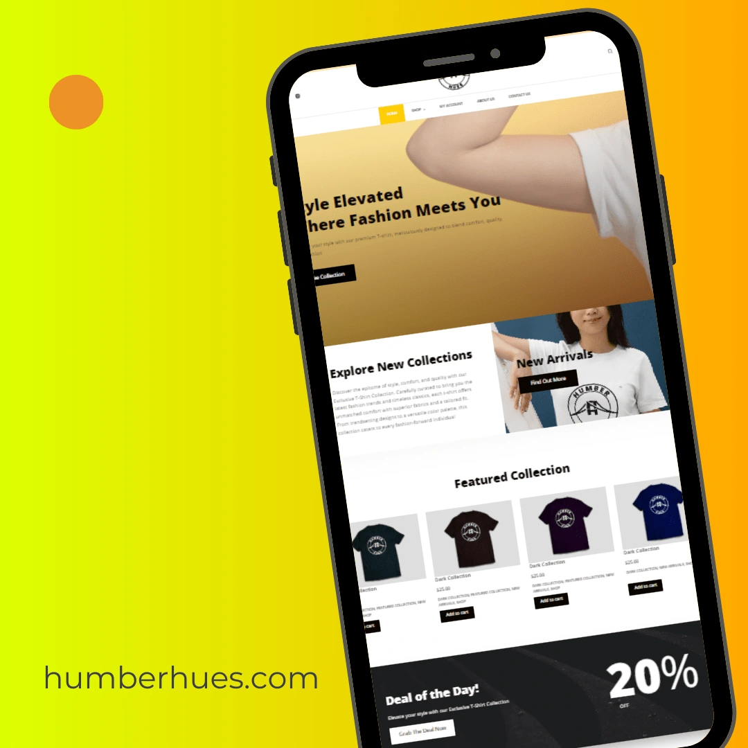 Humberhues Mobile UI