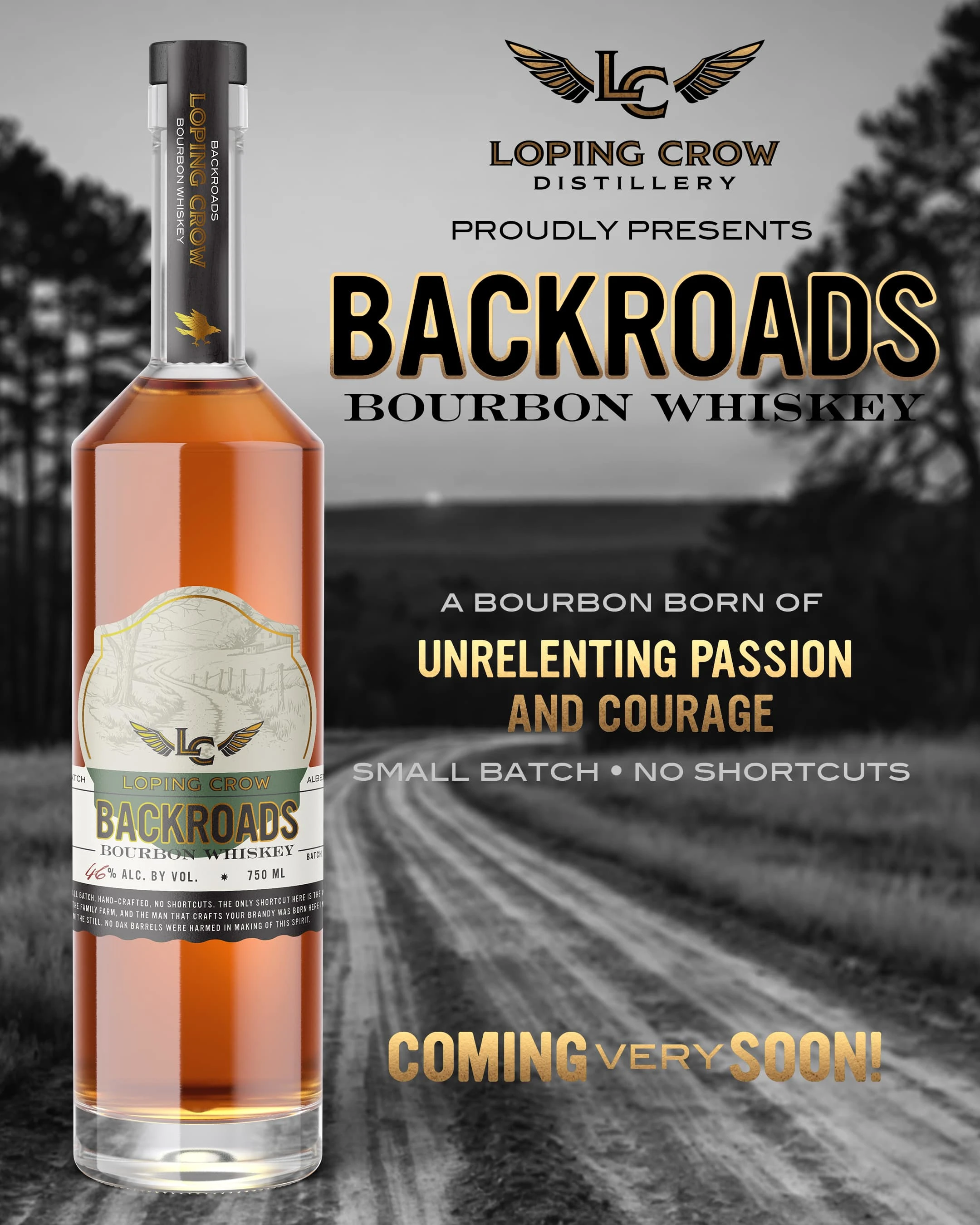 INSTAGRAM POST FOR THE NEW BACKROADS BOURBON