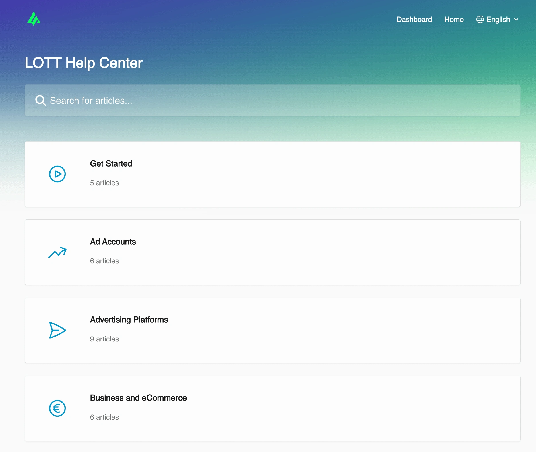 LOTT Intercom Help Center