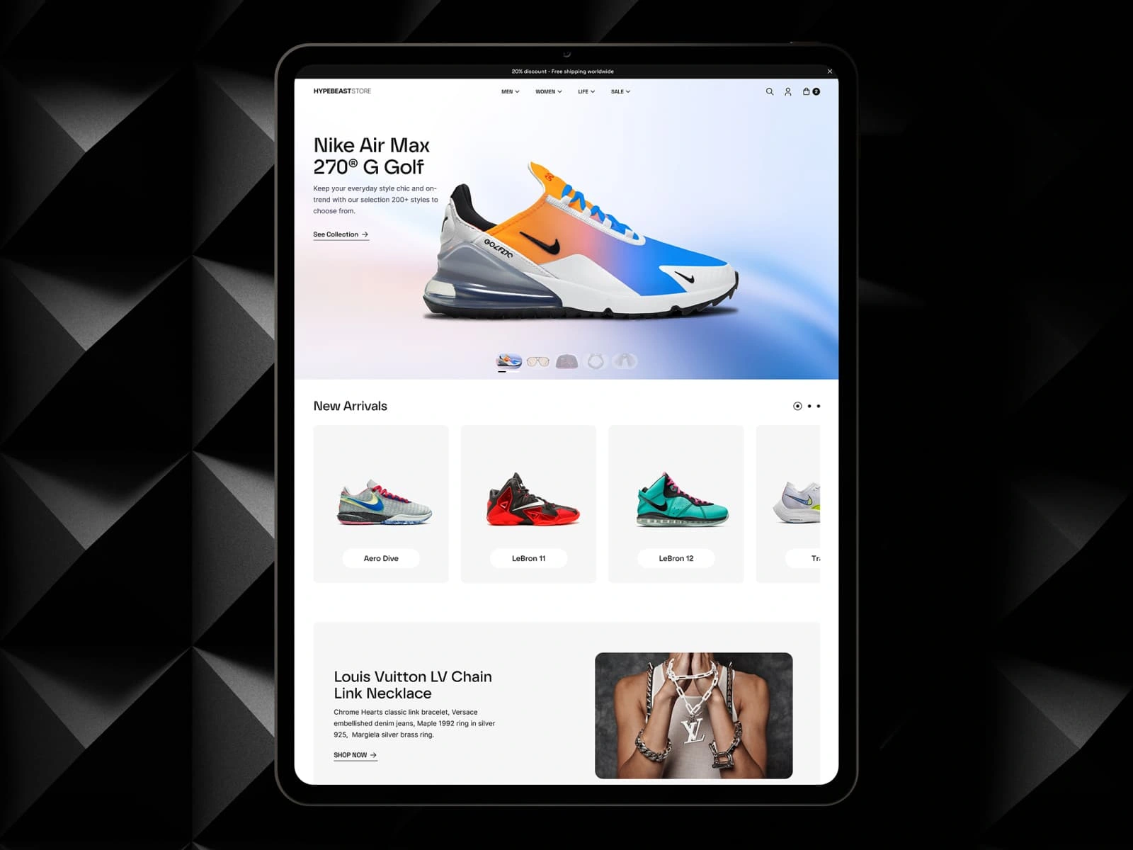 Hypebeast Store Redesign