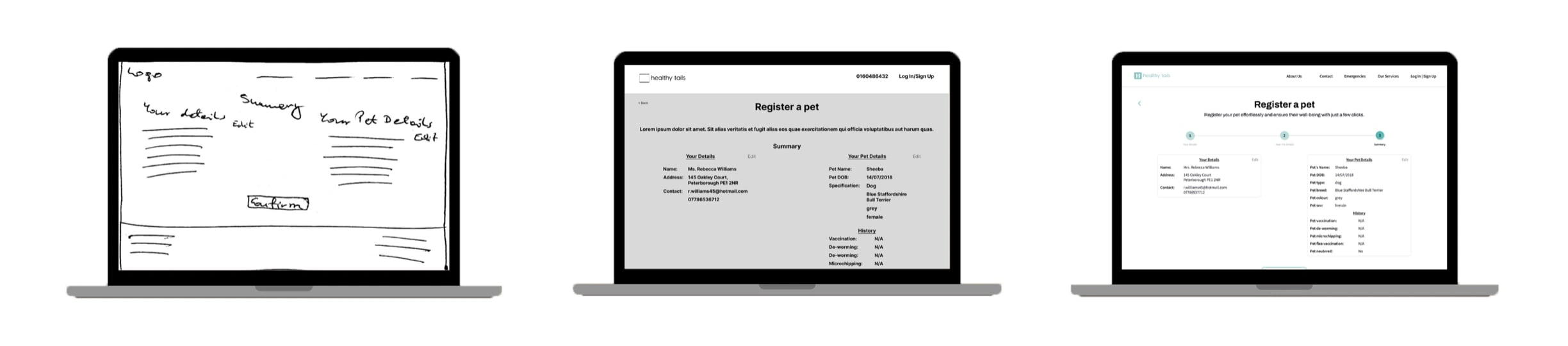 Wireframes to Prototype