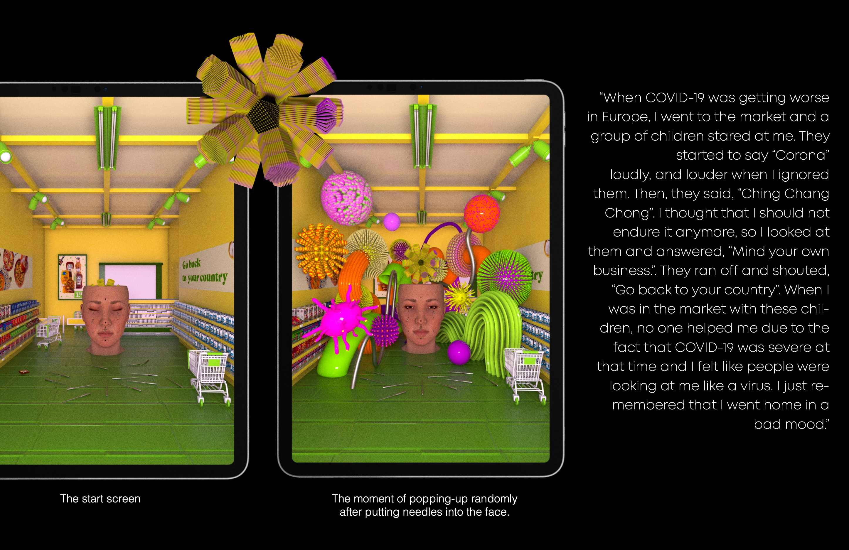 Stage 1: Supermarket (Illustrated viruses)