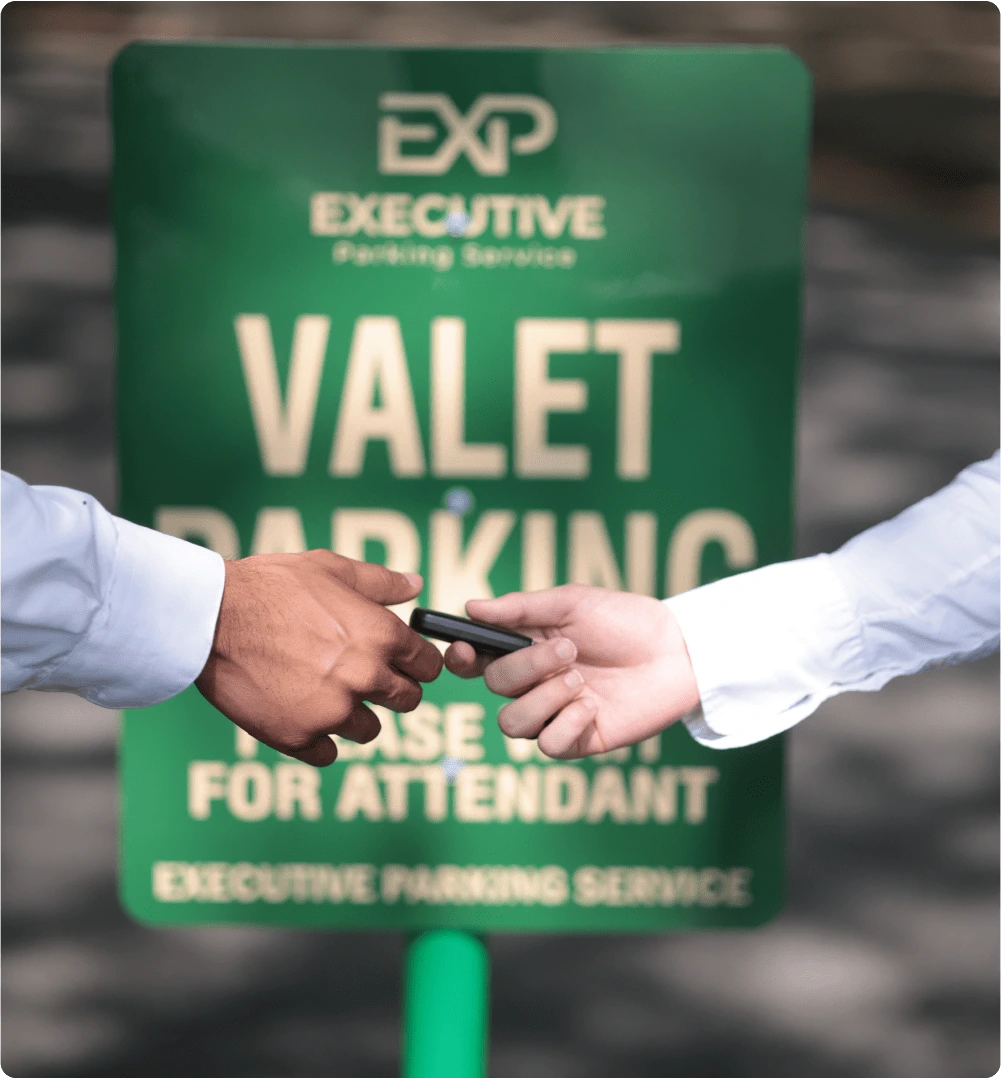 EXP VALET SIGNS