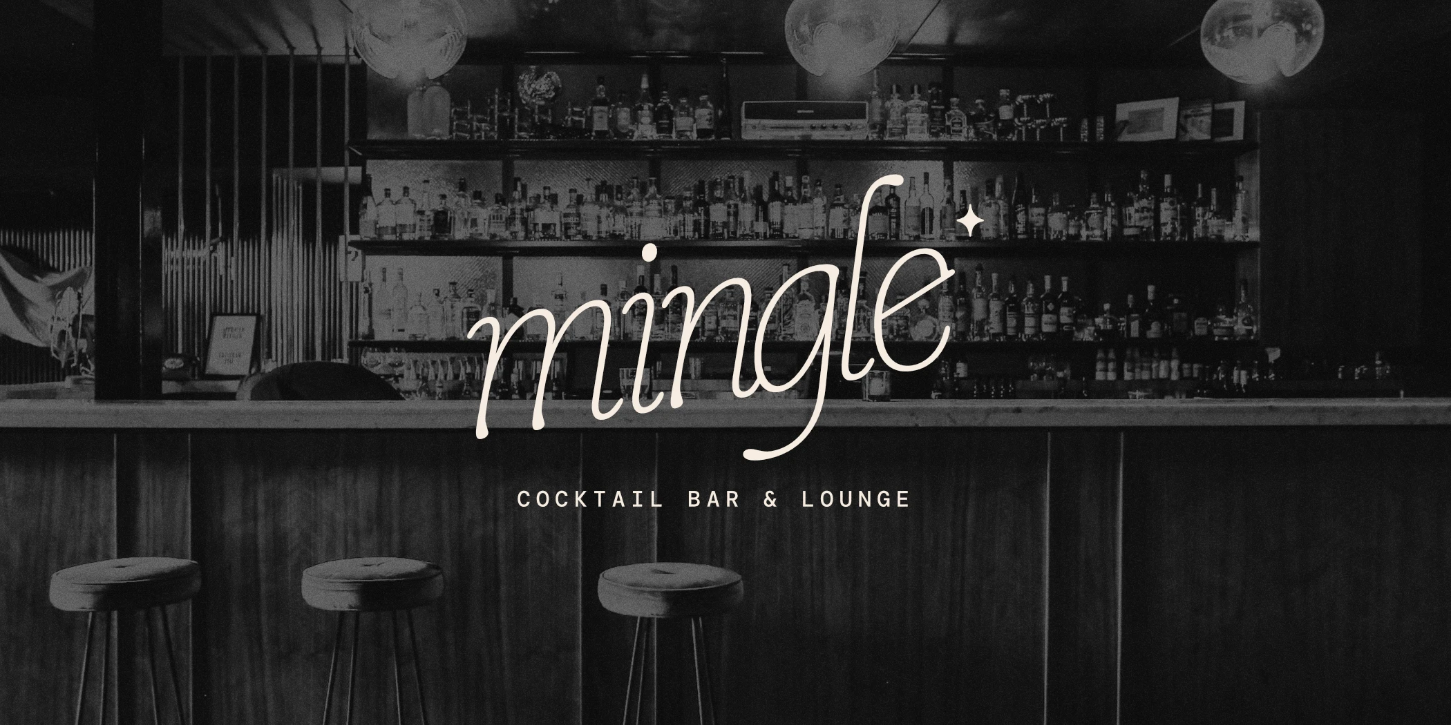 Mingle is a trendy cocktail bar where people come together to enjoy expert mixology in a modern environment.