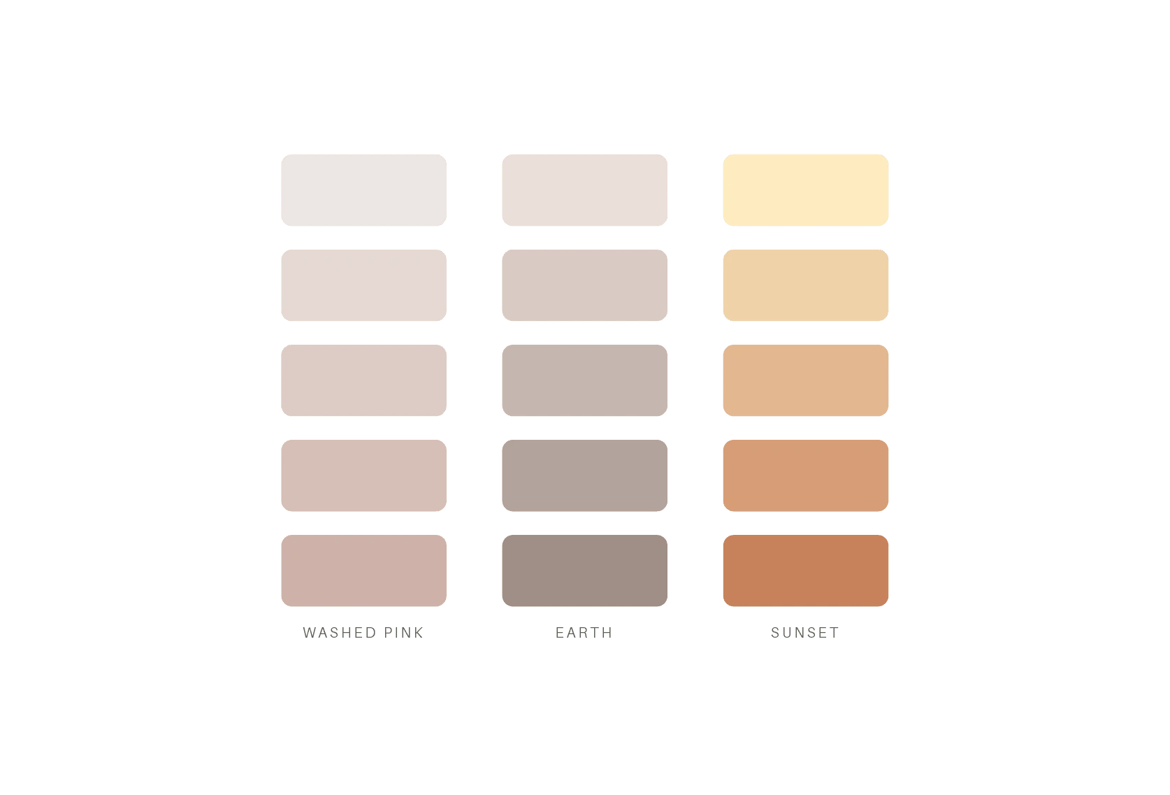 Color progression and examples on how to create 