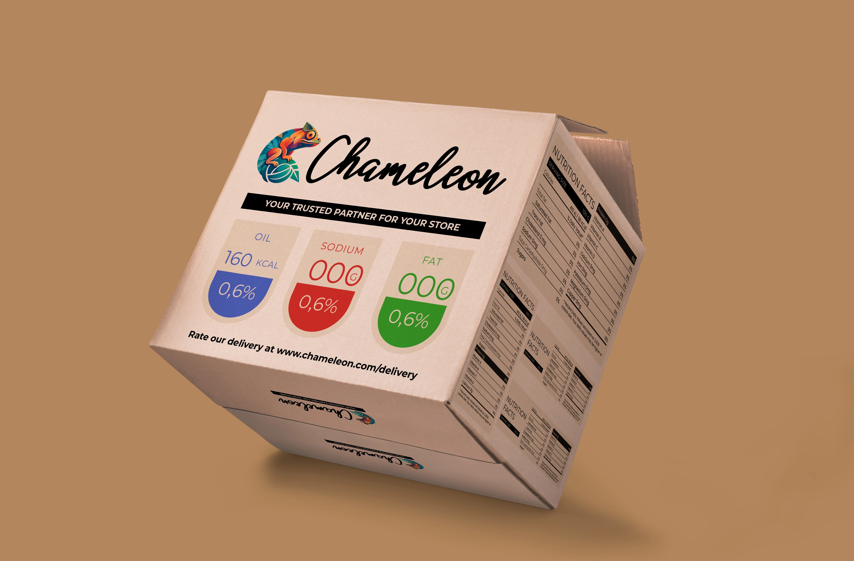 Box Mock Packaging Design illustration (Unused)