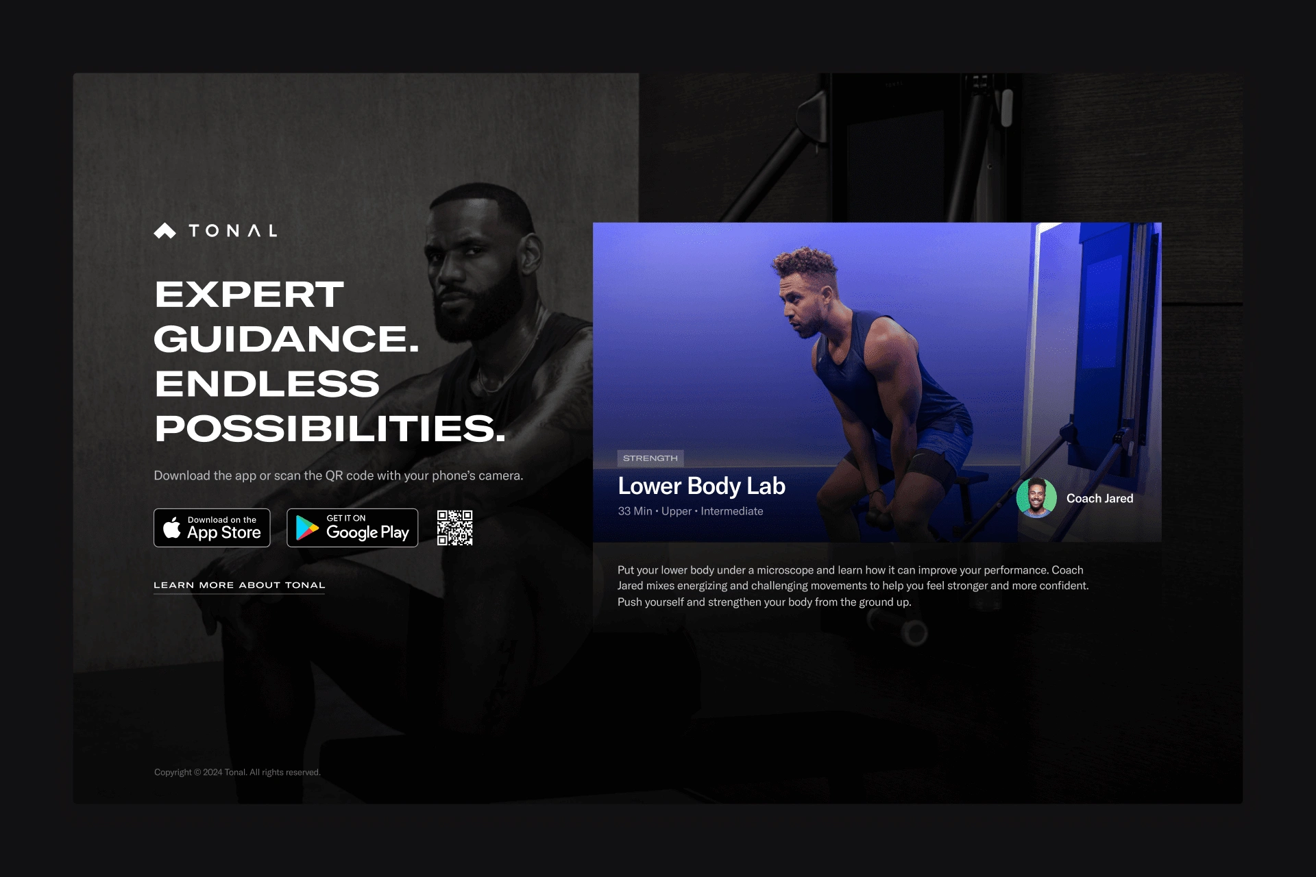 Workout Sharing Landing Page