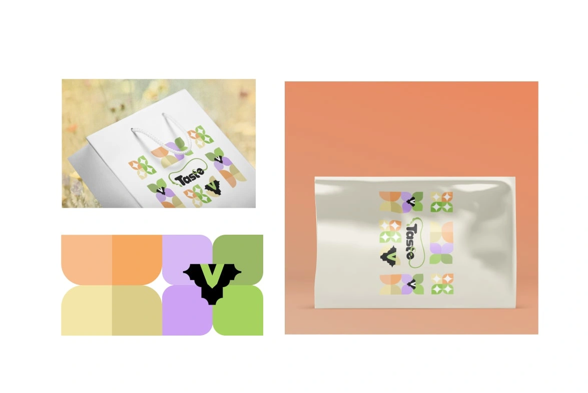 Packaging design concept mock up