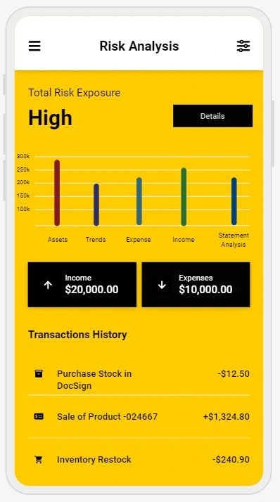 Risk Analysis - Mobile Screen