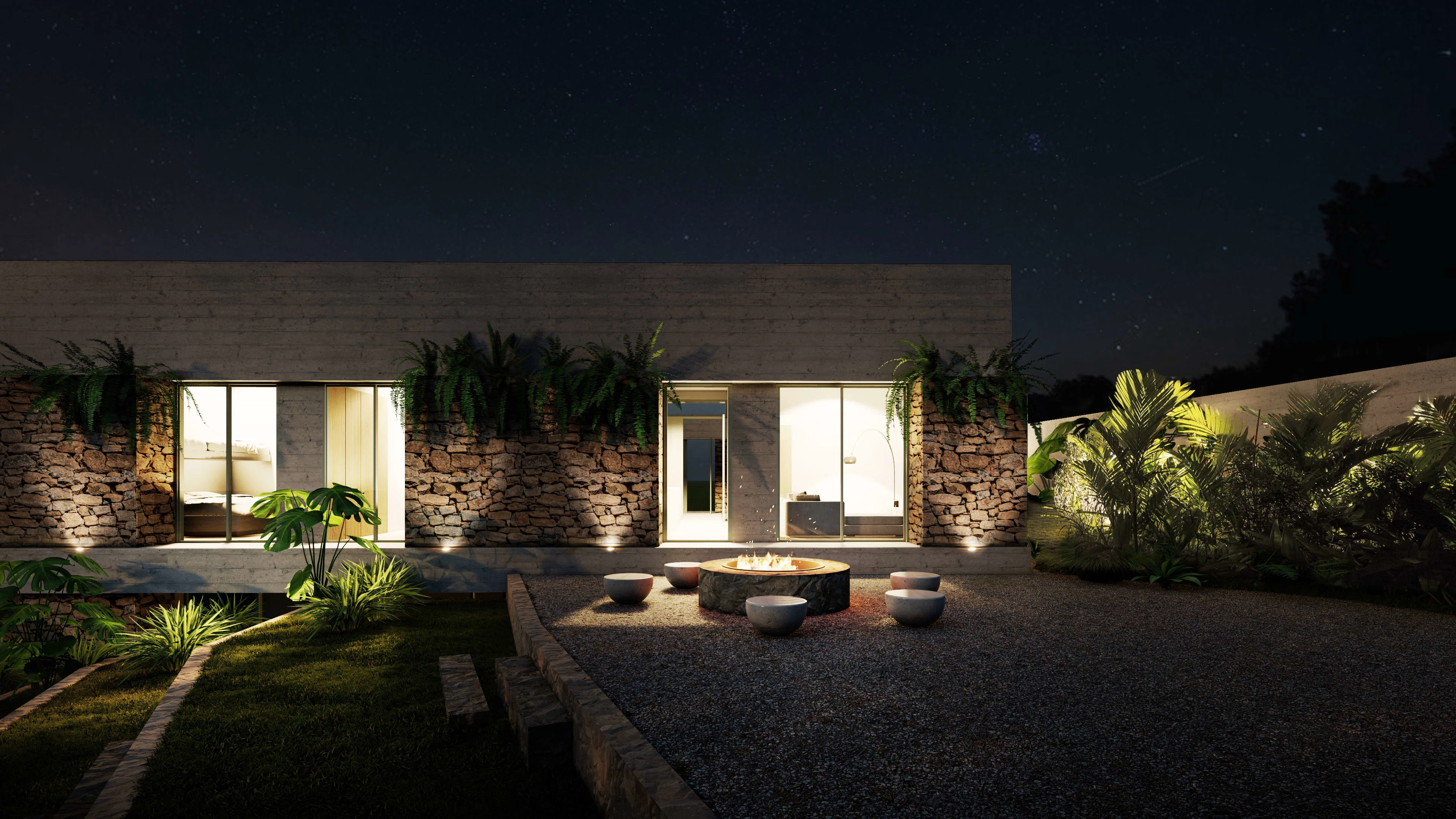 Casa Dos Olmos. Visualization for Residential Project.