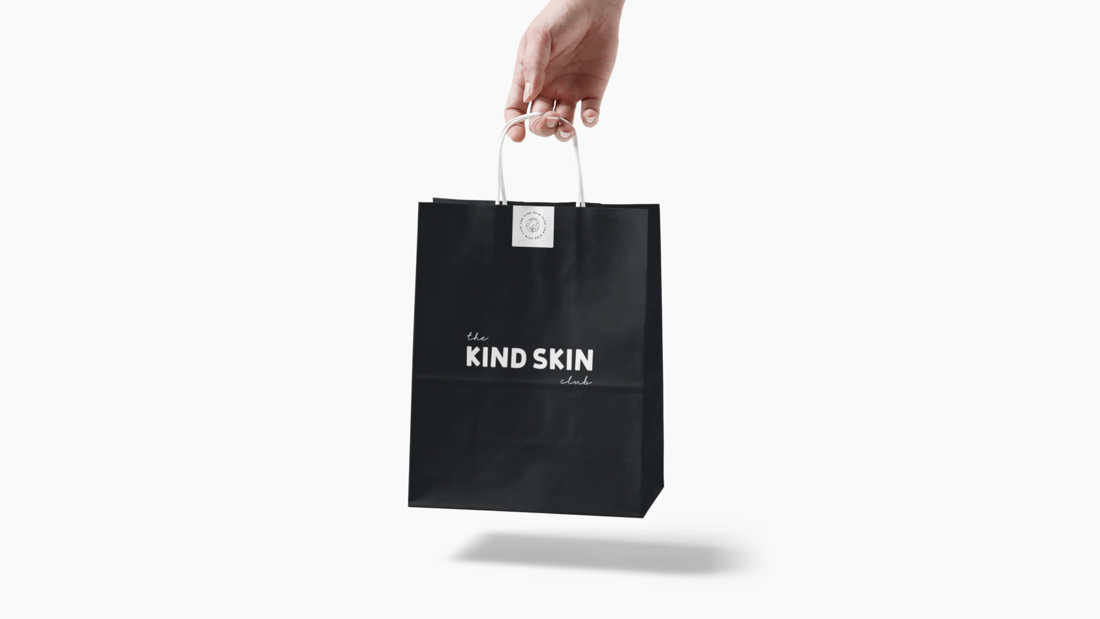 The Kind Skin Club Paper Bag Mockup