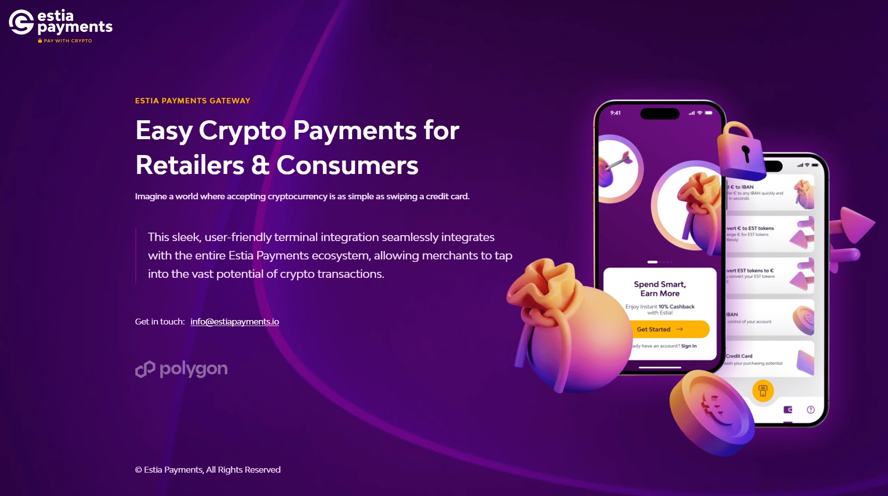 estia payments gateway - Easy Crypto Payments for Retailers & Consumers