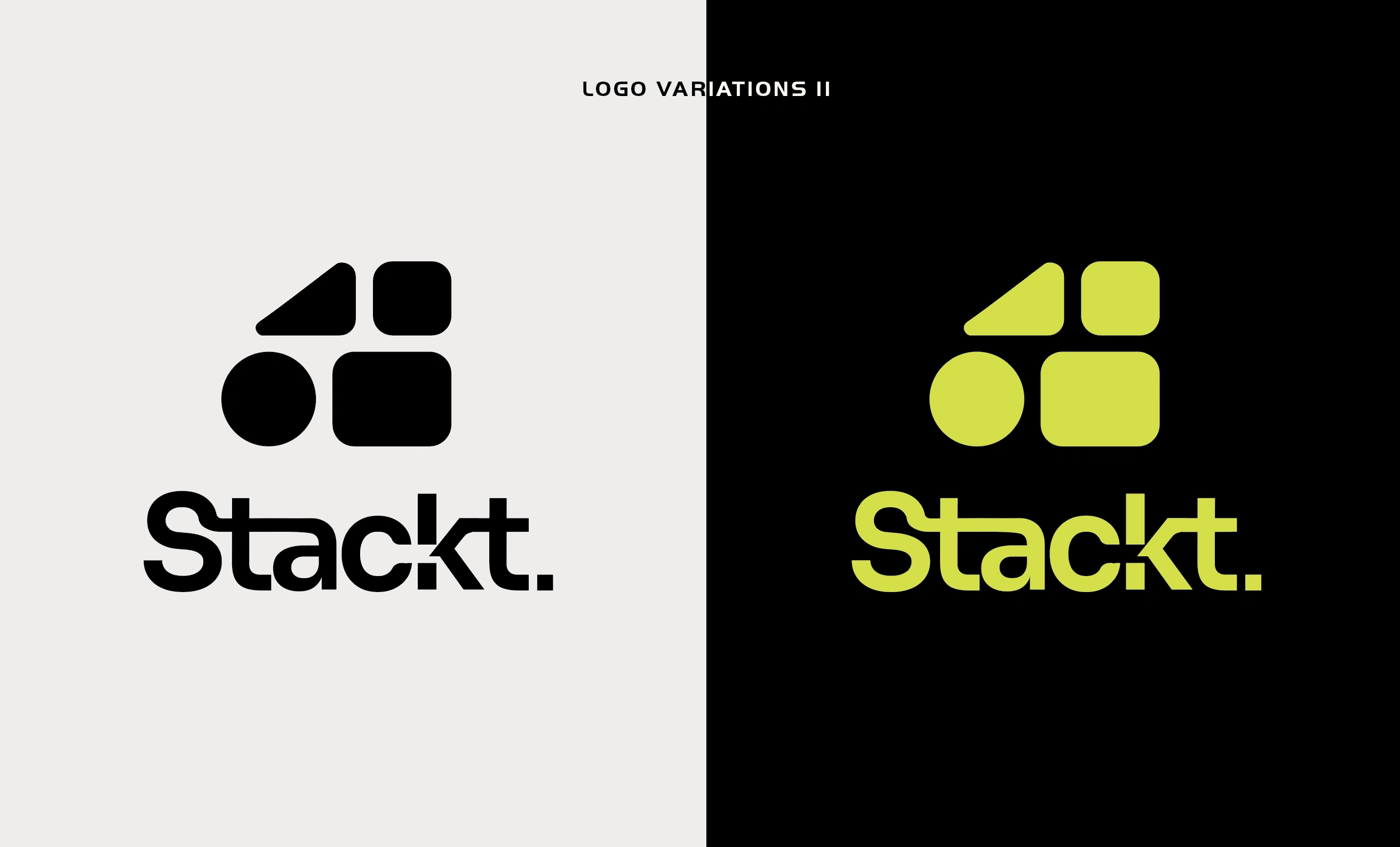 Stacked/ Vertical Logo Design - - Fitness, Health & Wellness brand