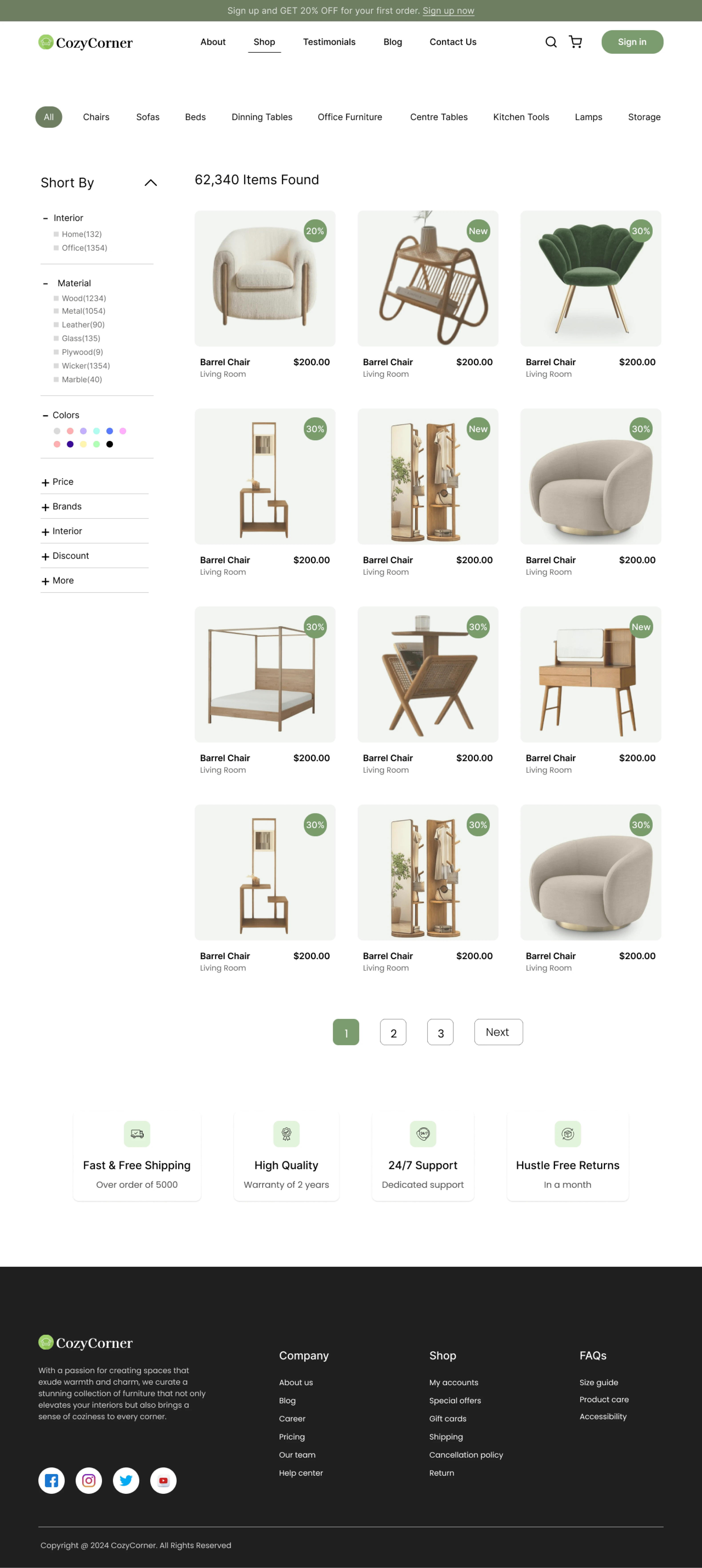 Product page