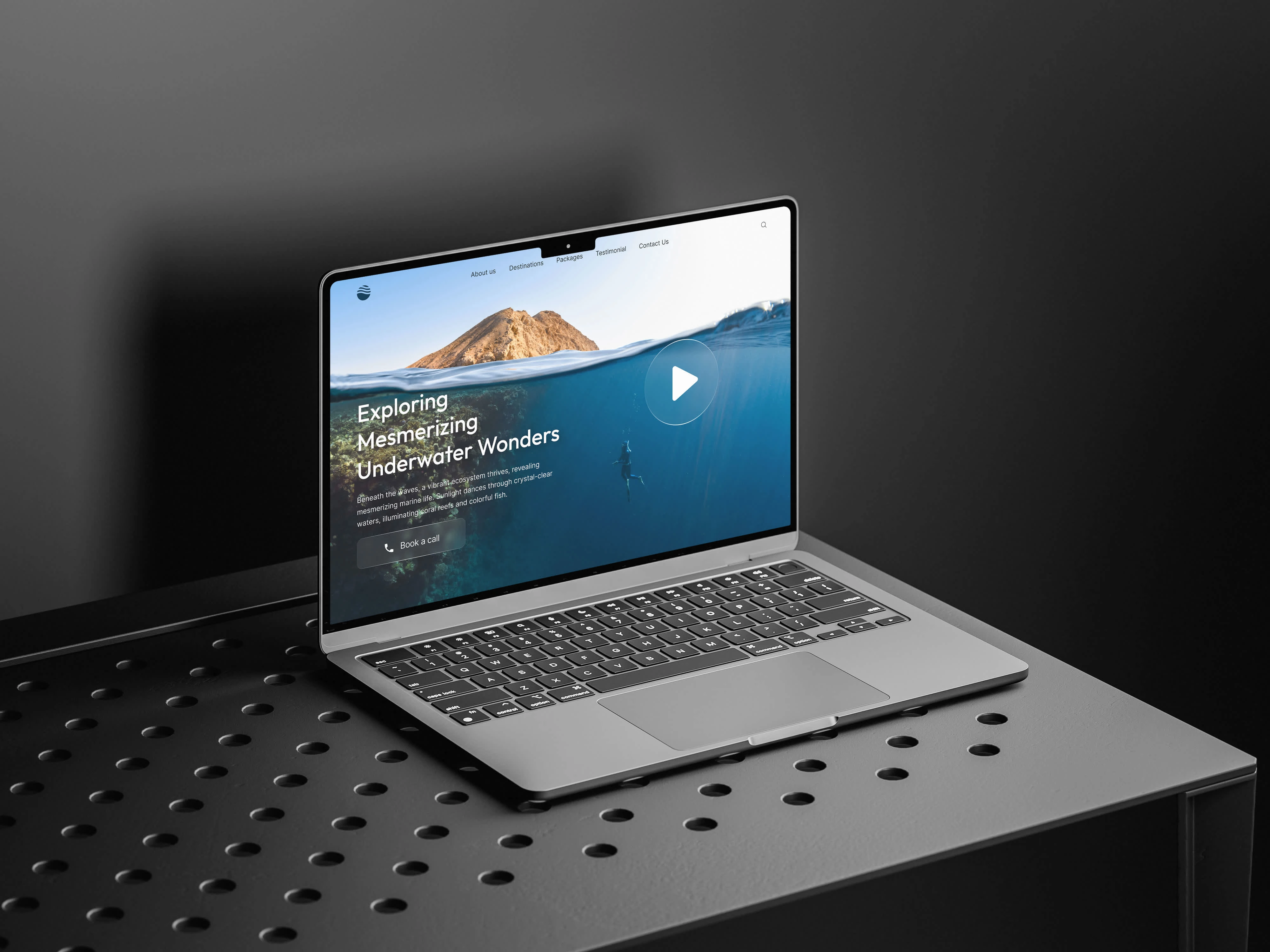 Responsive Landing Page Design - Desktop Version