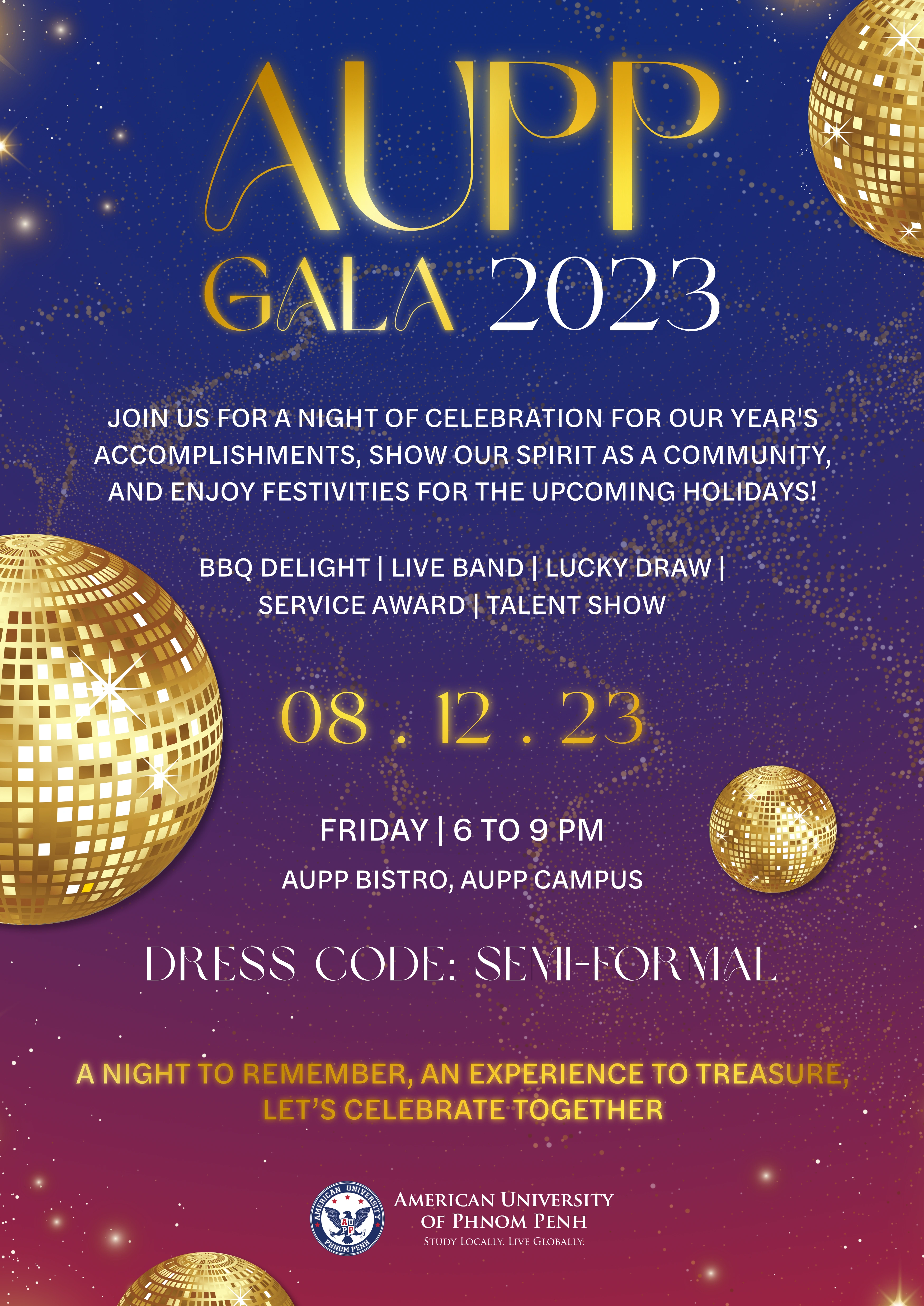 AUPP Gala 2023 - Official Invitation