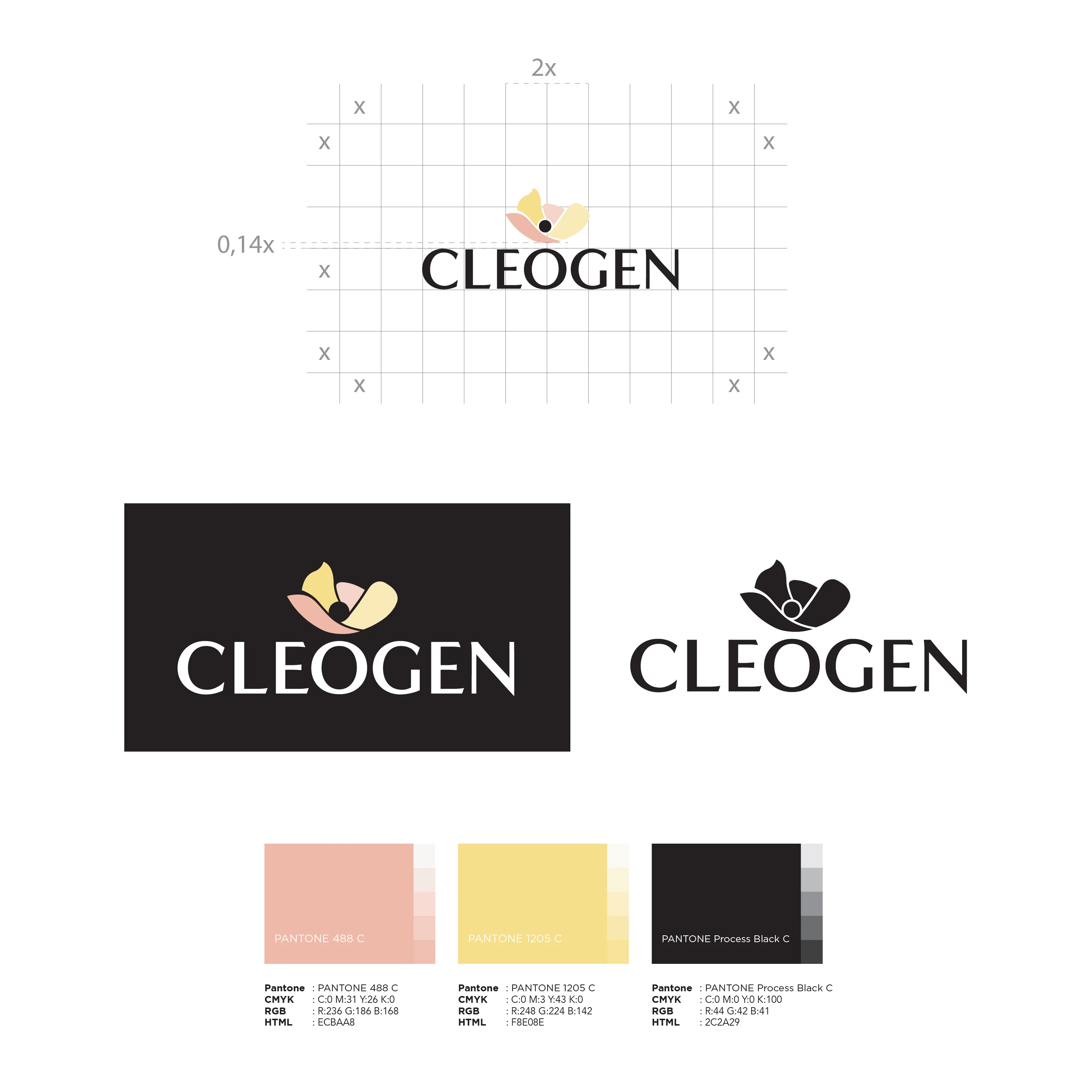 Logotype Guide for the Cosmetic and Health Brand