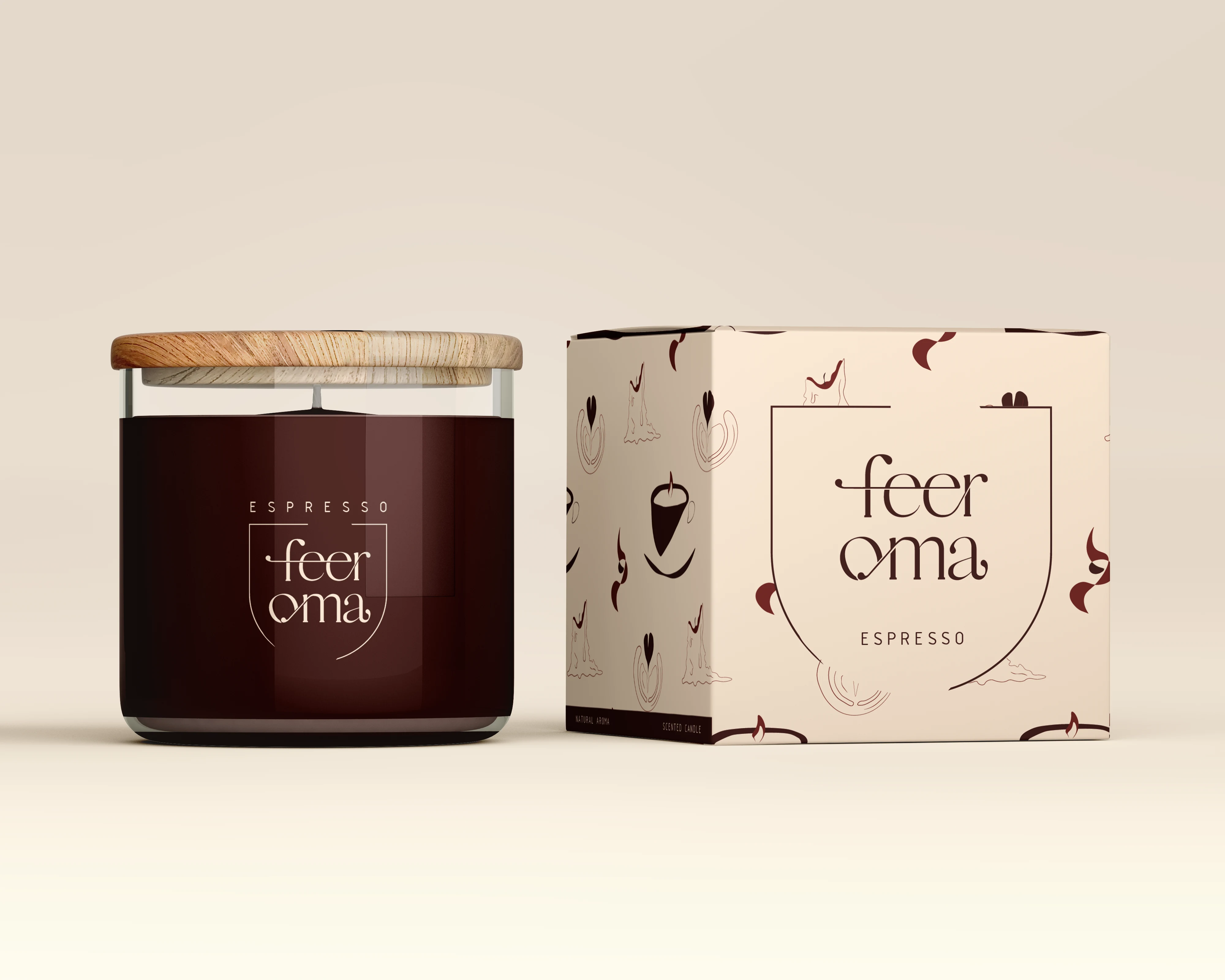 Packaging Design for the Espresso Candle