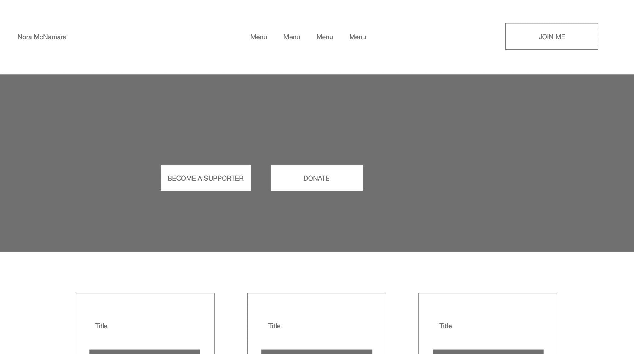 Wireframe page 1