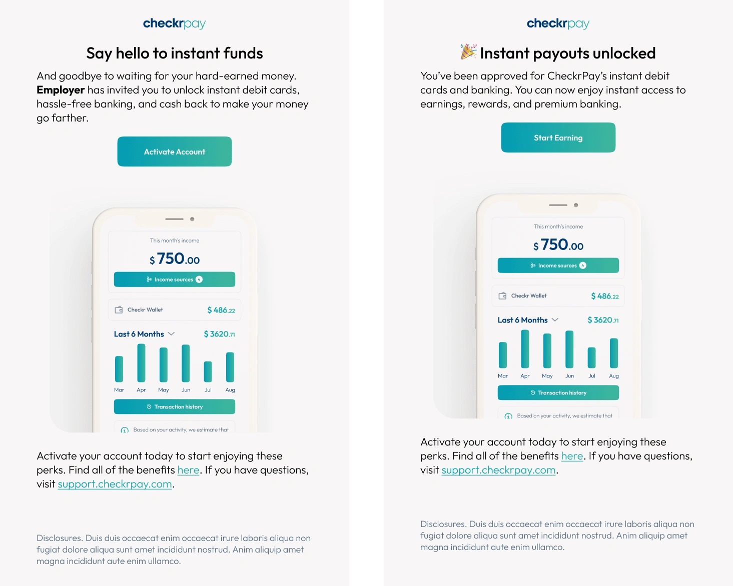 KV Onboarding Emails. Account Activation.