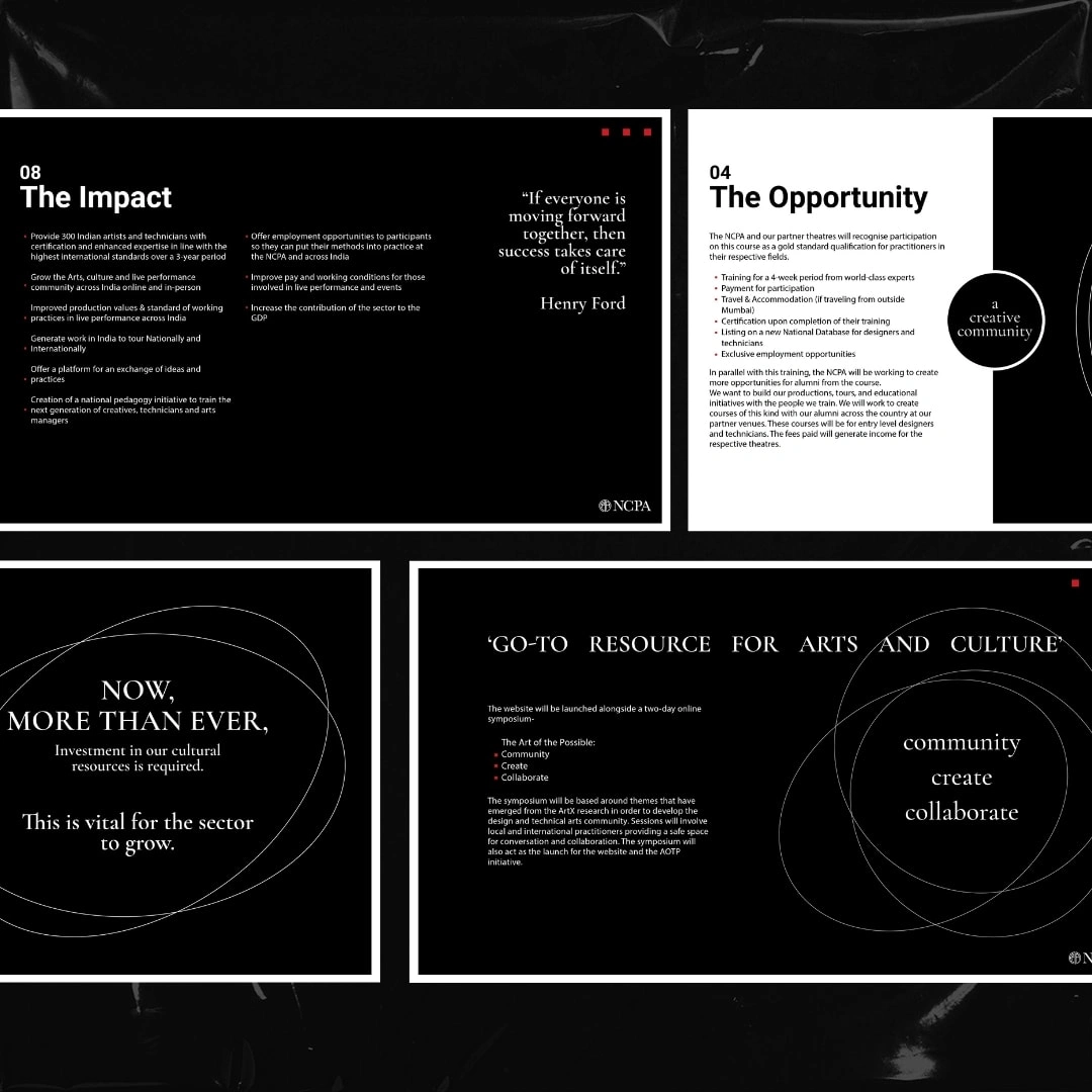 Selected pages from the Pitch presentation (2)