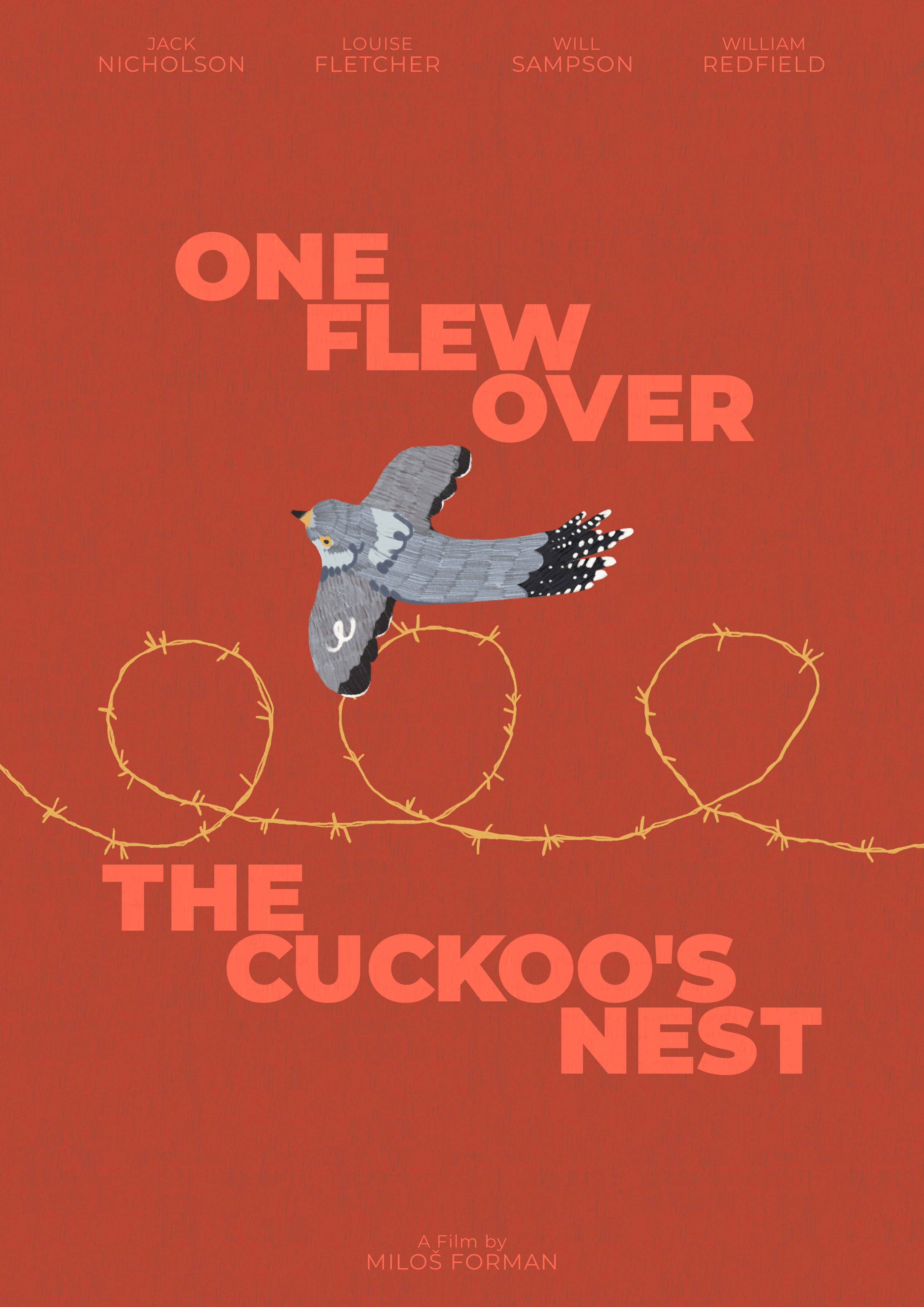 "One Flew Over the Cuckoo's Nest" Movie Poster