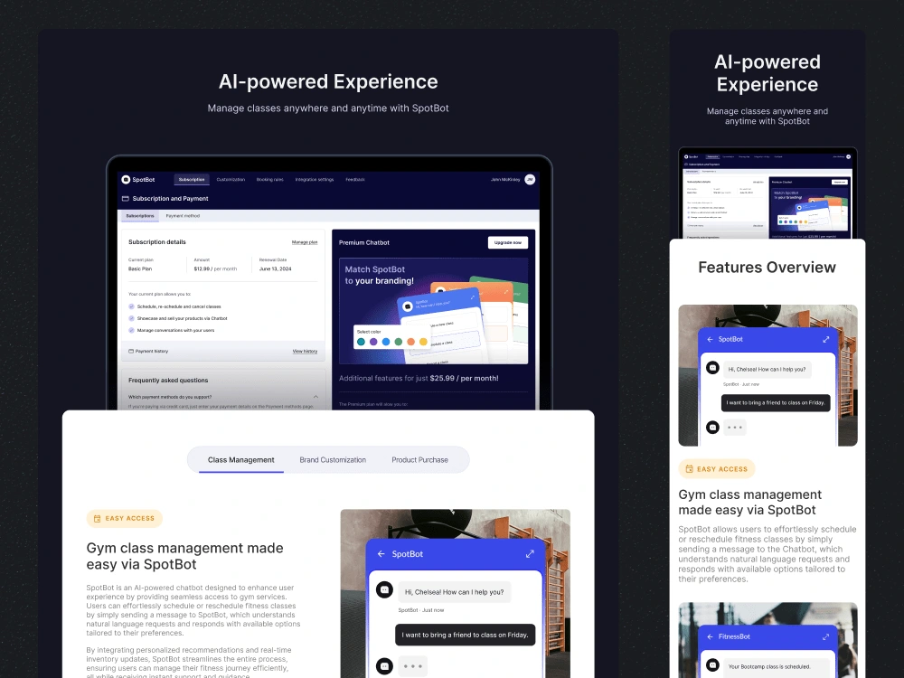 SaaS Landing Page - Features Overview