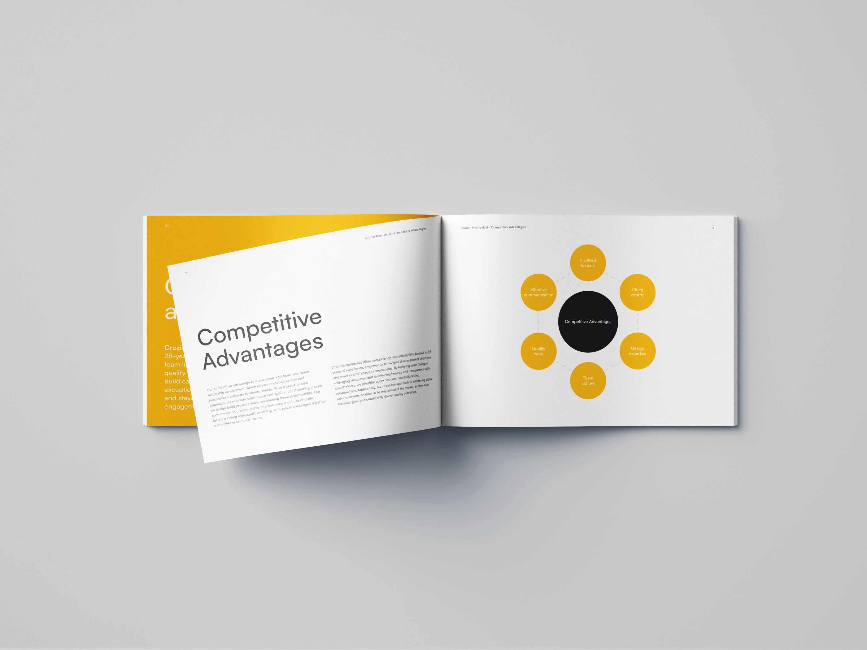 Brochure Spread - Competitive Advantages