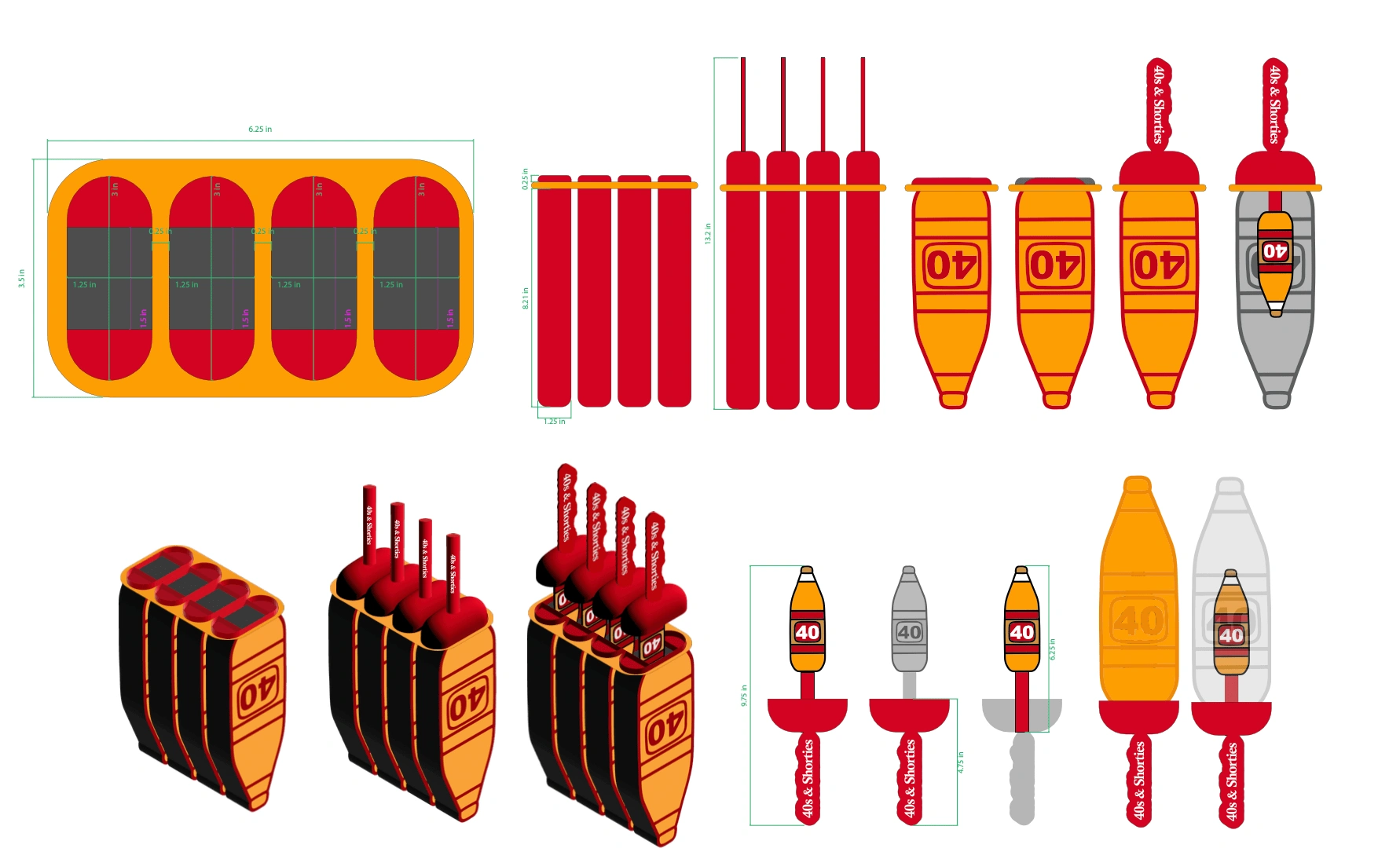 Sample CAD for a Popsicle Mold