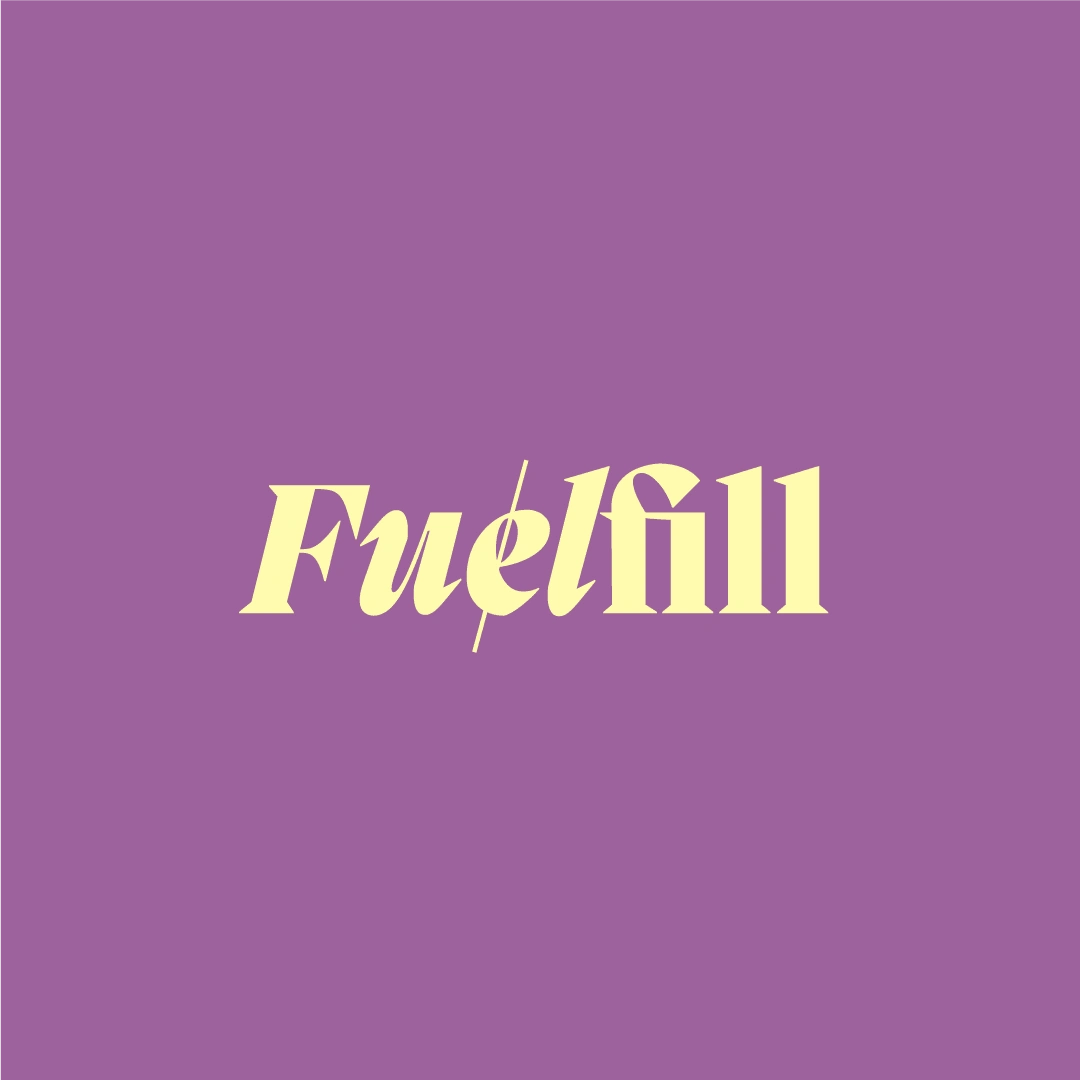 Logo design: word play with fulfill and fuel.