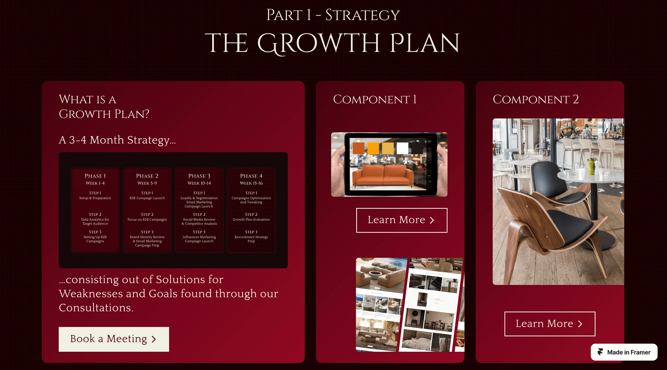 "The Growth Plan" Section (1440px)