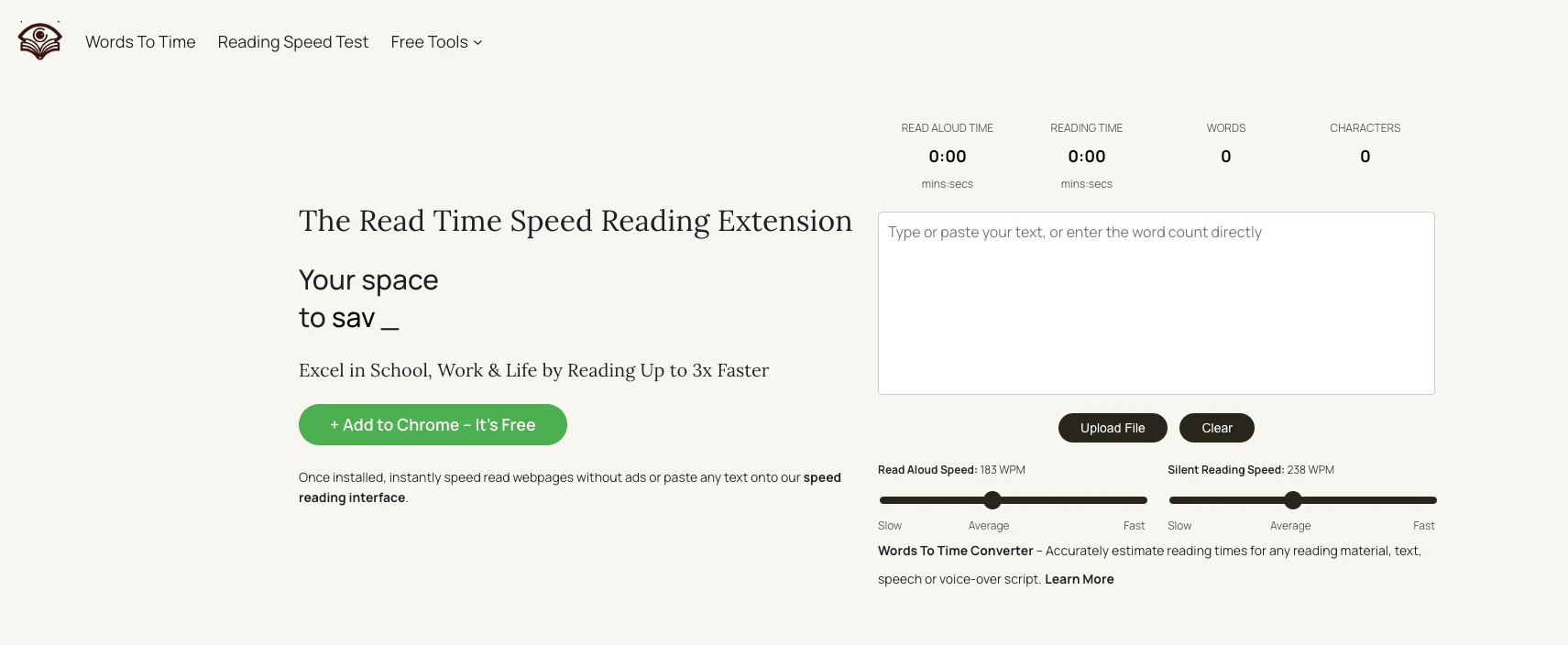 Screenshot of thereadtime.com