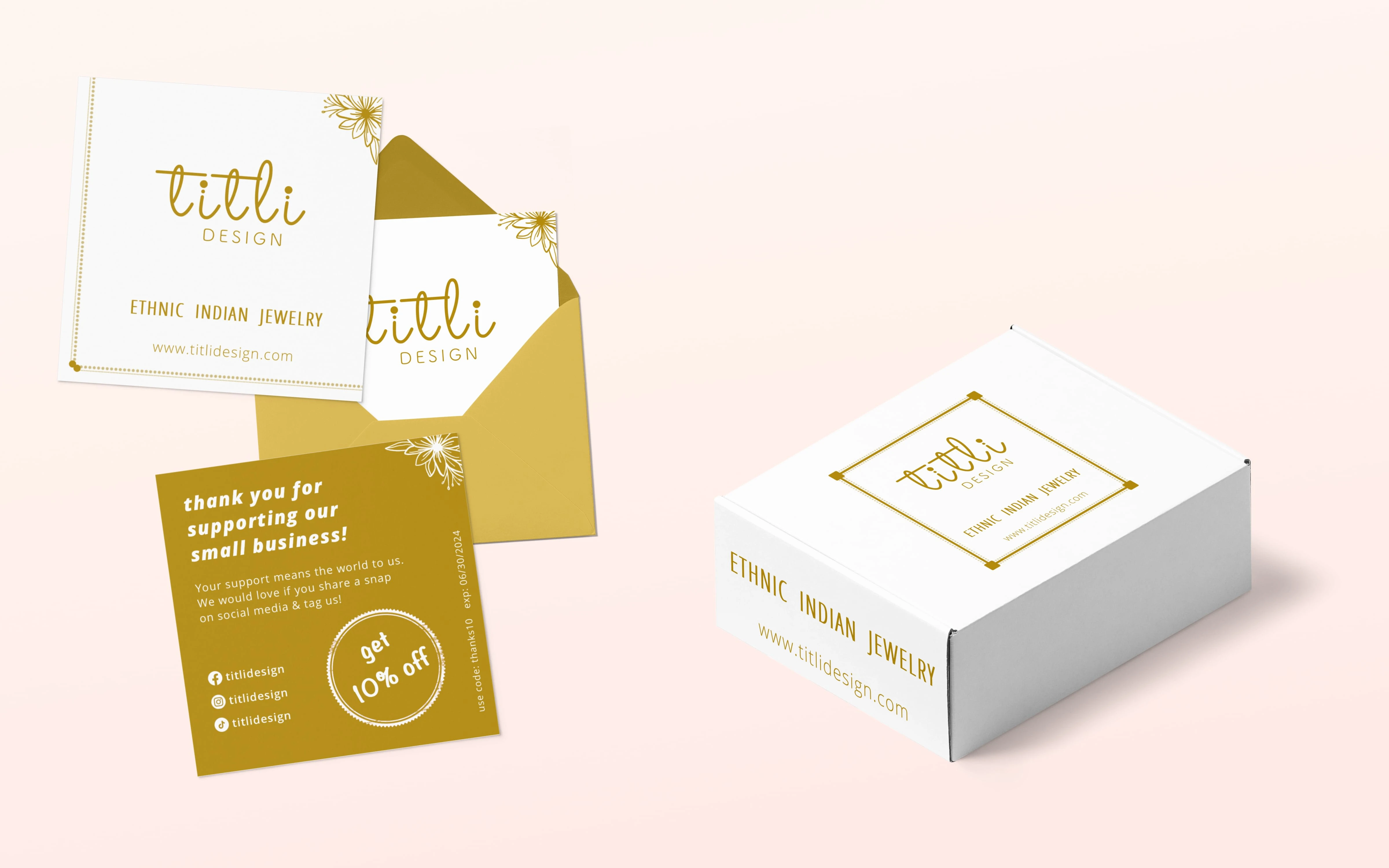 titli design mailers, coupons and packaging