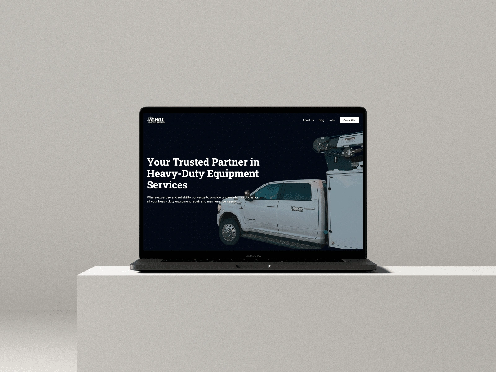 Landing Page For Hill Heavy Duty