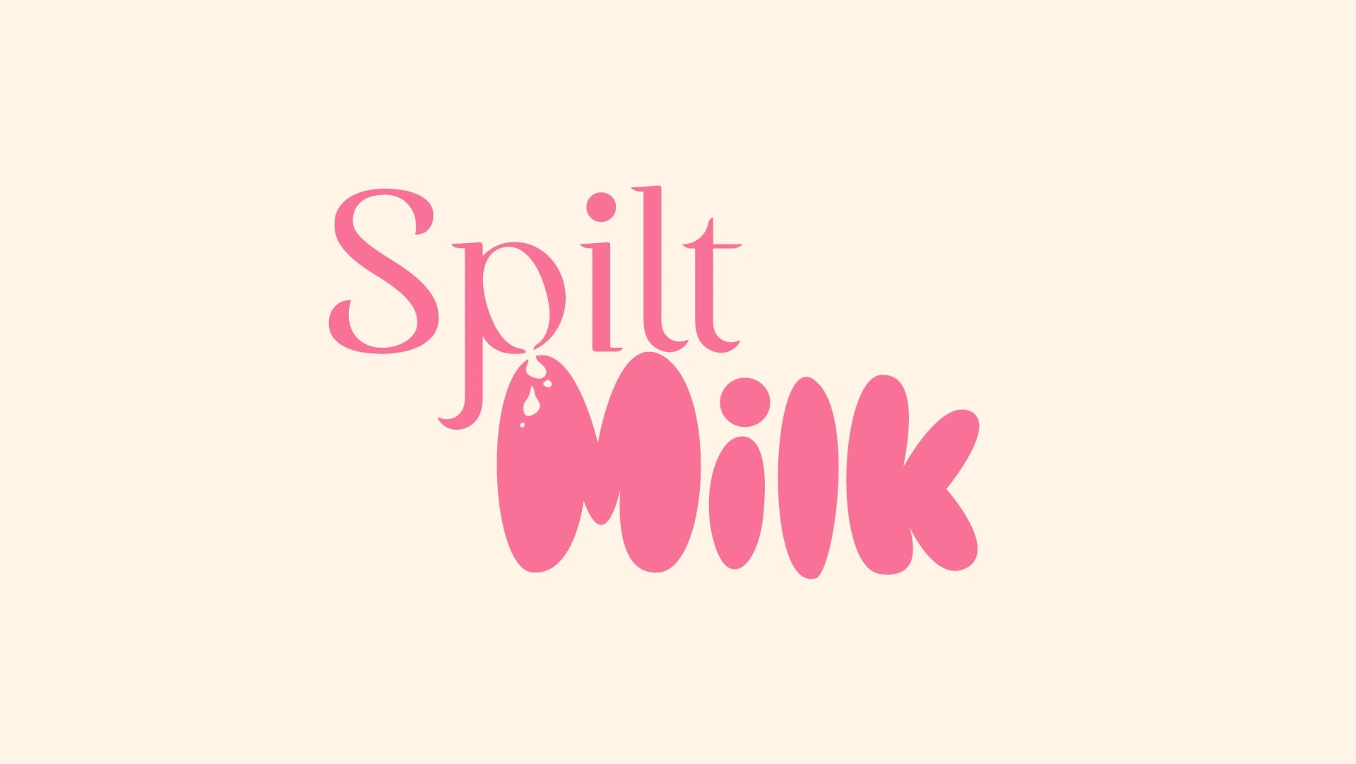 Split Milk - Primary Logo