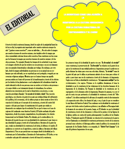 El editorial 